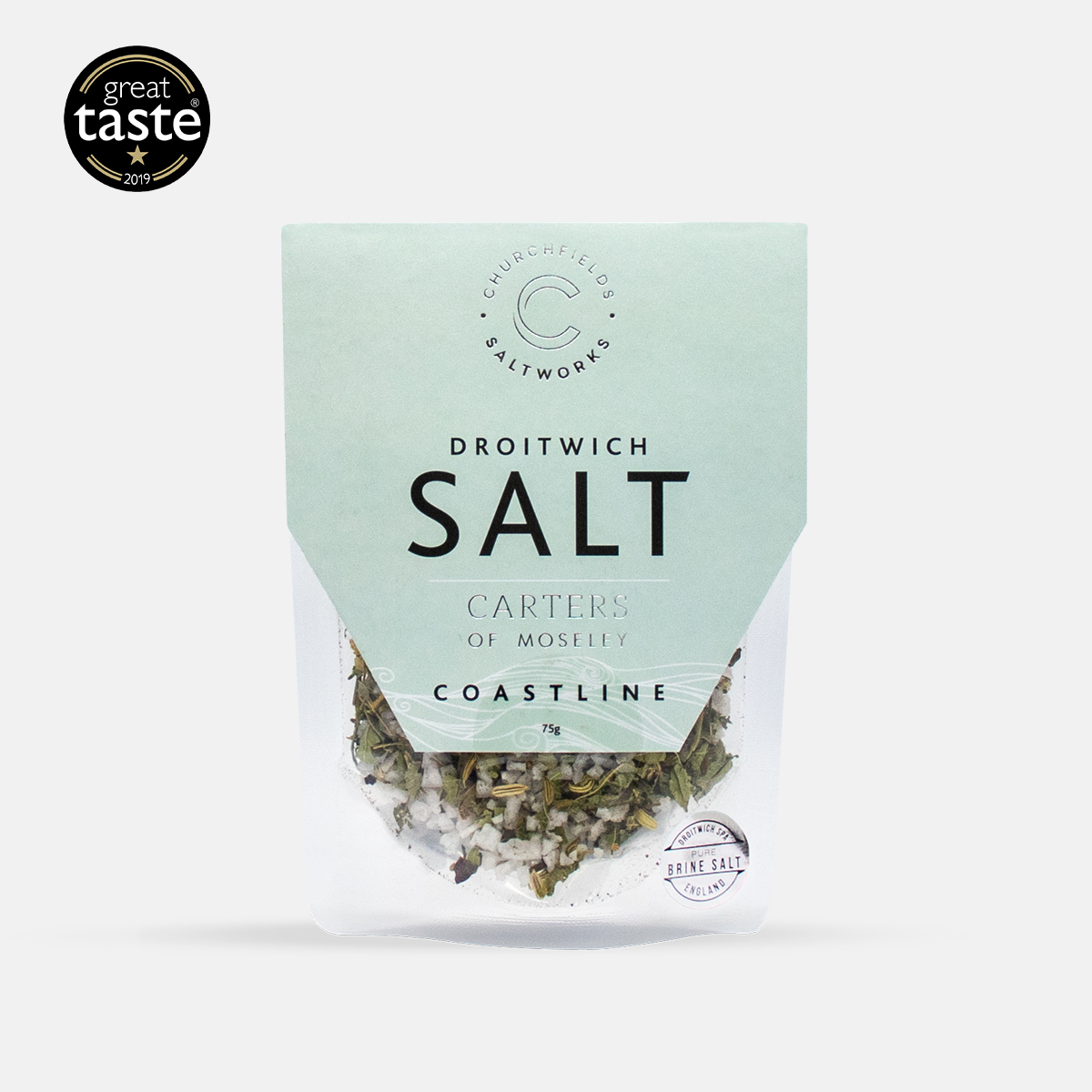 Coastline Droitwich Salt 75g Churchfields Saltworks Droitwich Salt