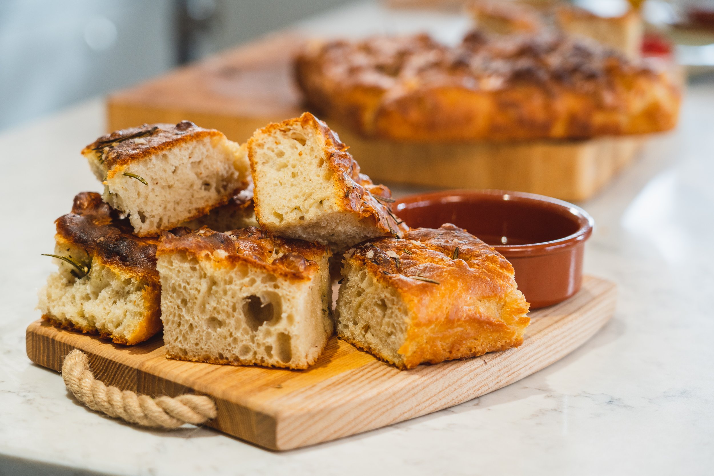 Rosemary &amp; Coastline Salt Focaccia