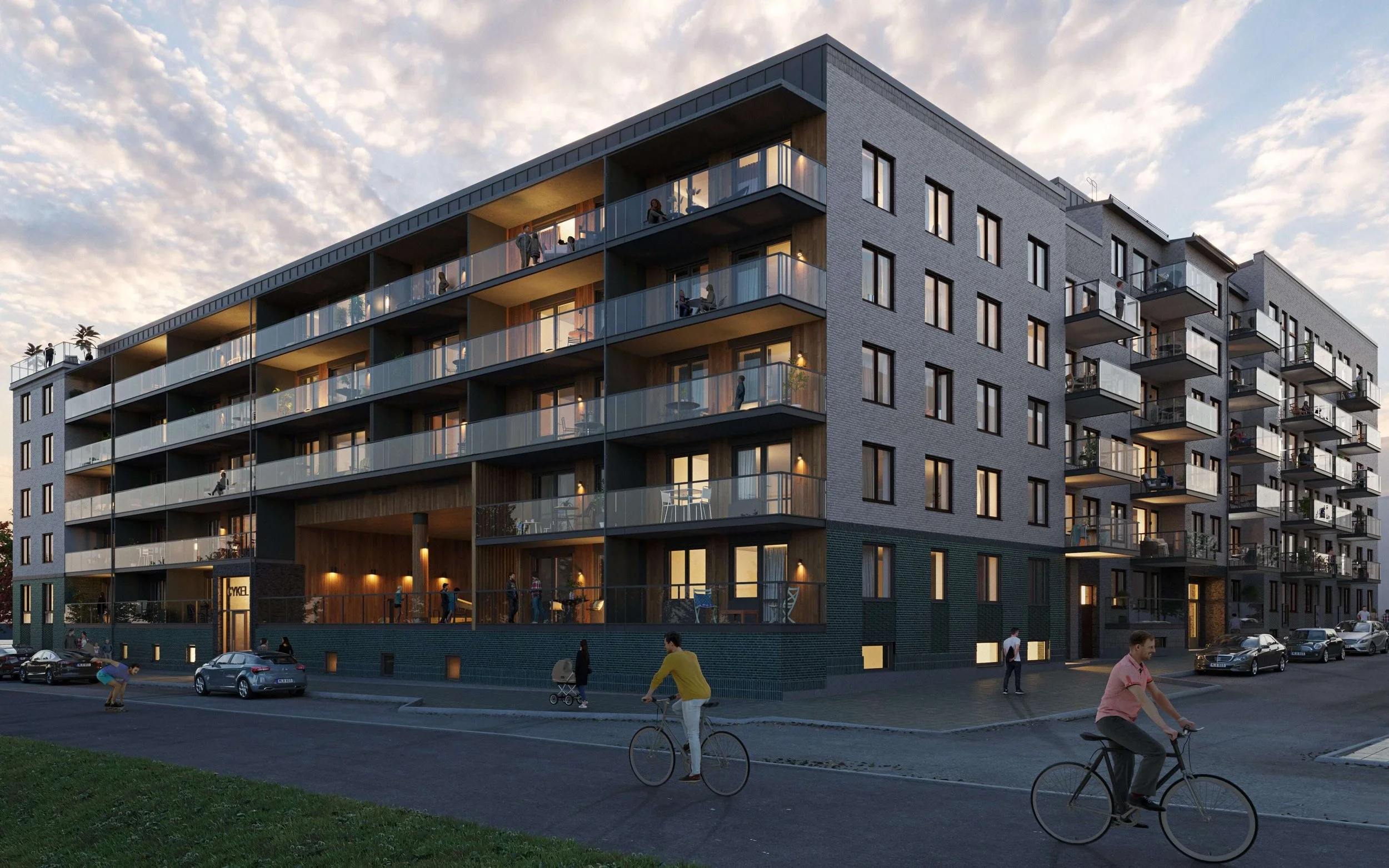Första spadtaget i Veddestaden