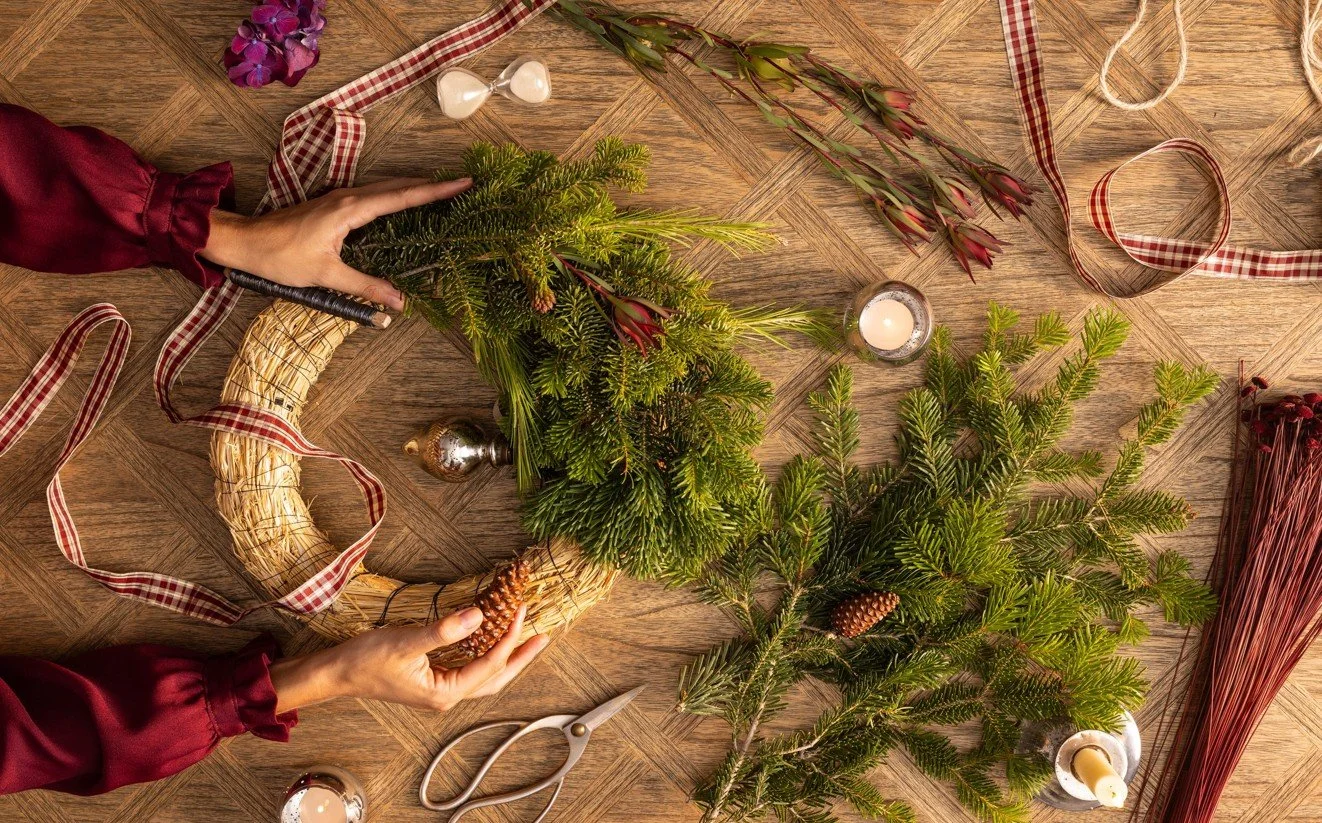 Taller de coronas florales