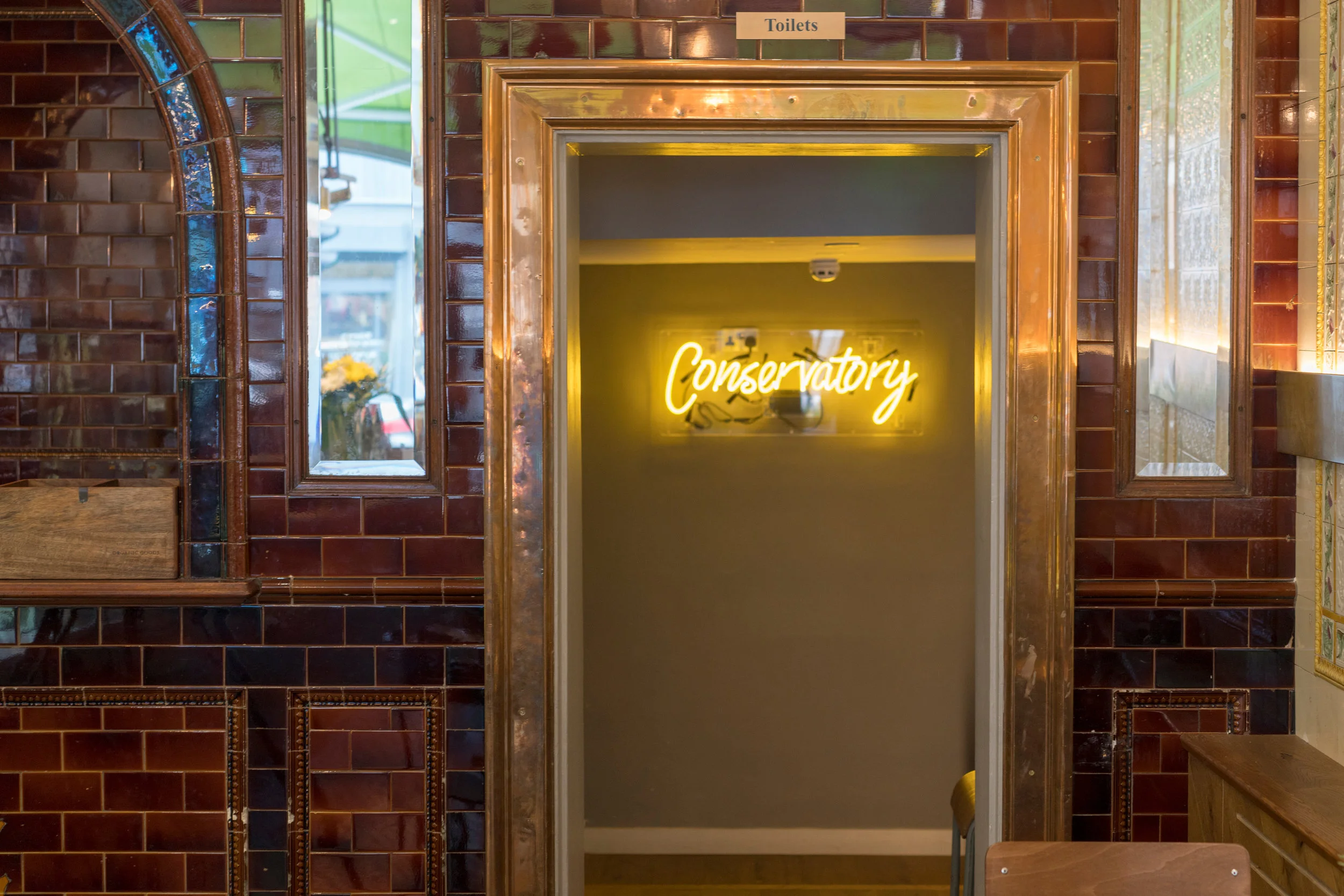 Passageway to the conservatory