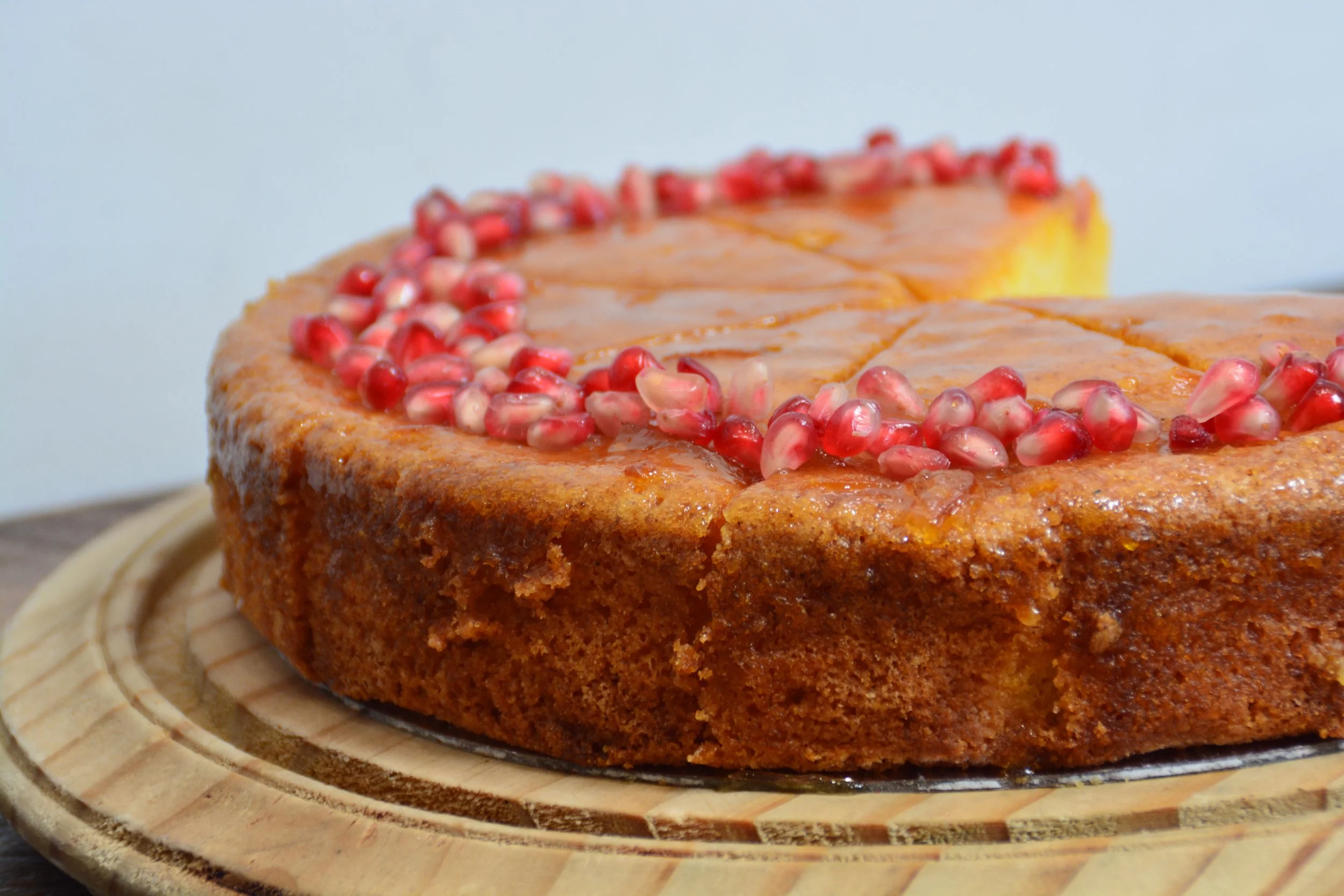 Orange polenta cake
