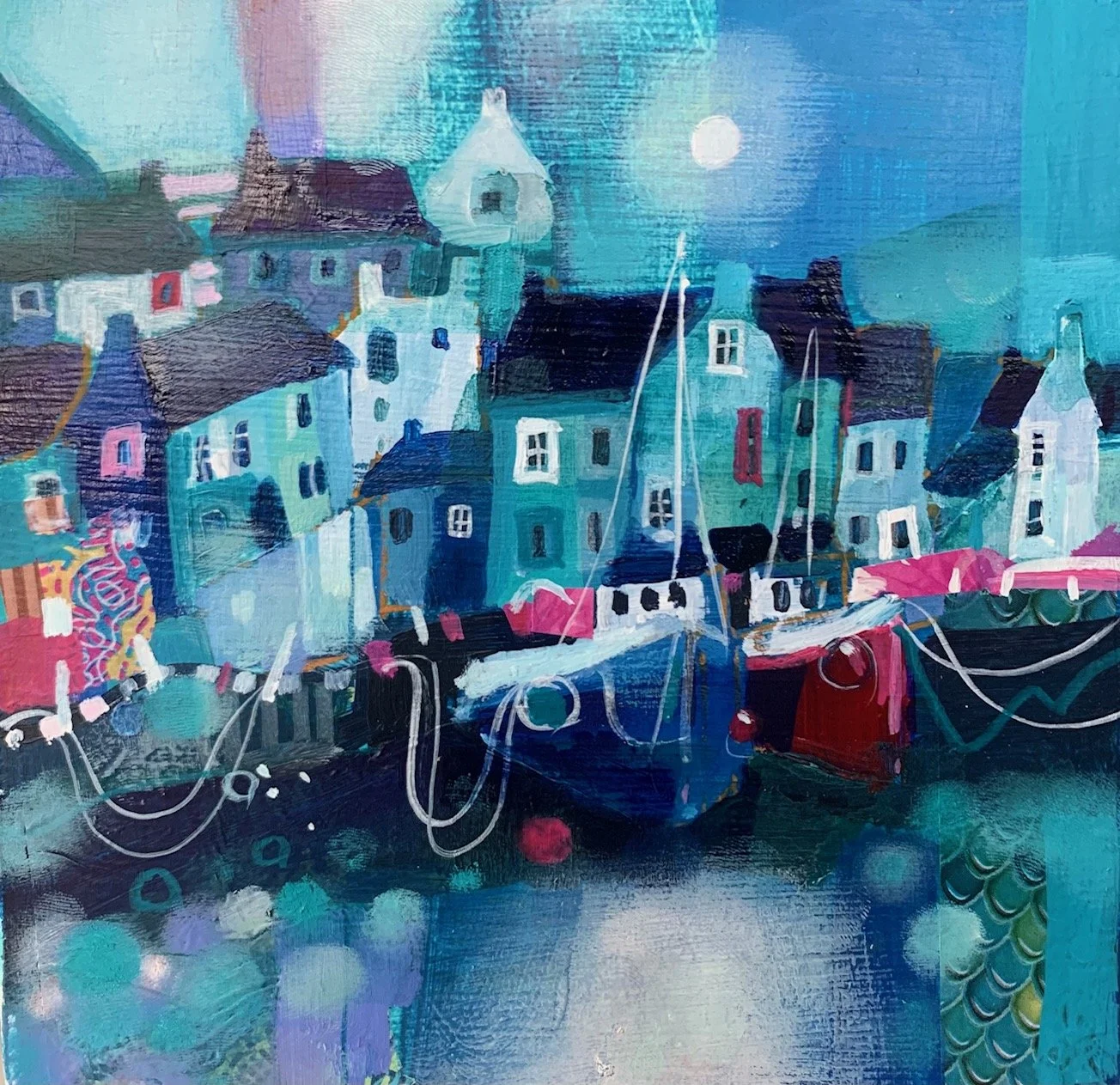 Moonlit Harbour, Pittenweem