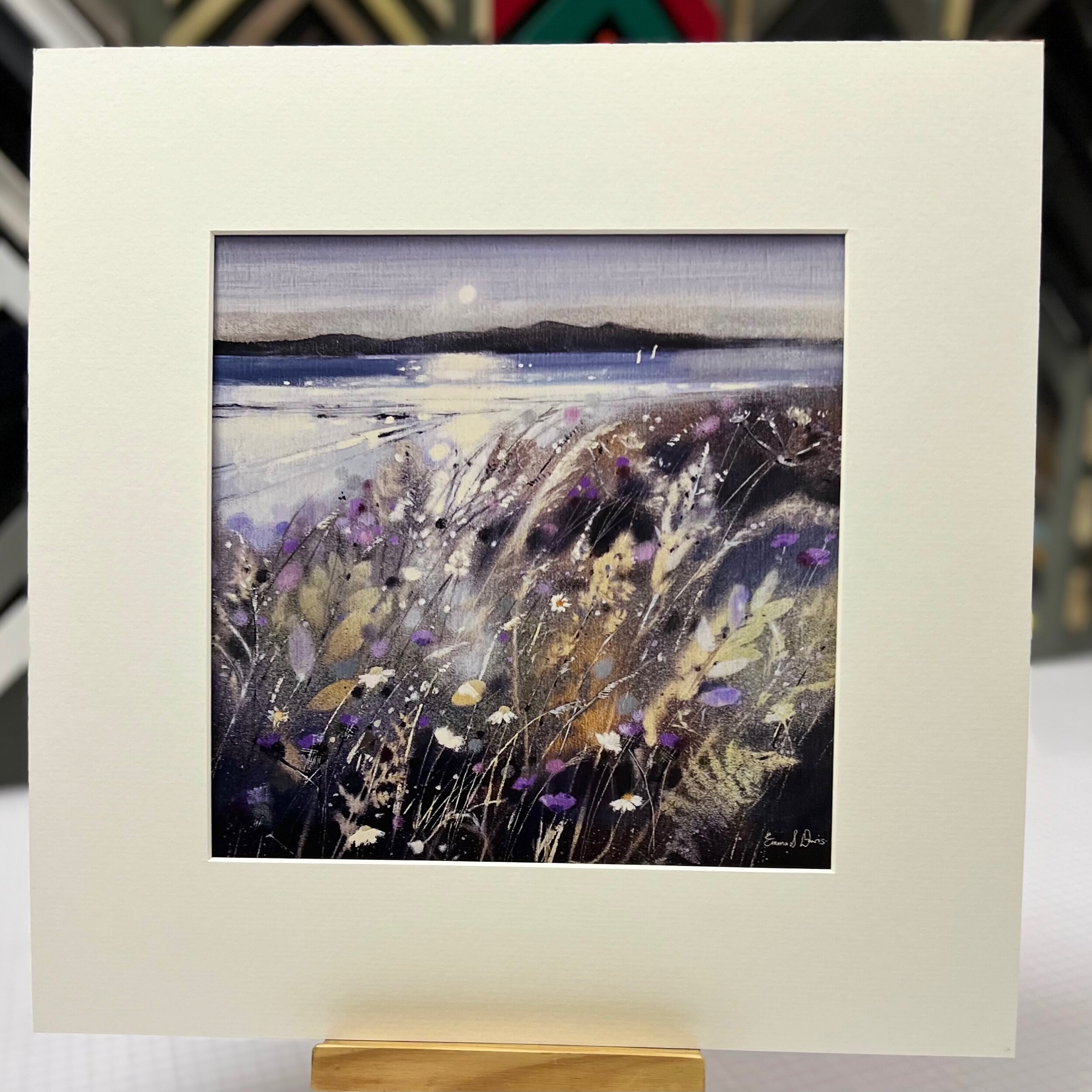 Isle of Arran Art Print by Scottish Landscape Artist Emma S Davis. Open Edition. Mounted Option.