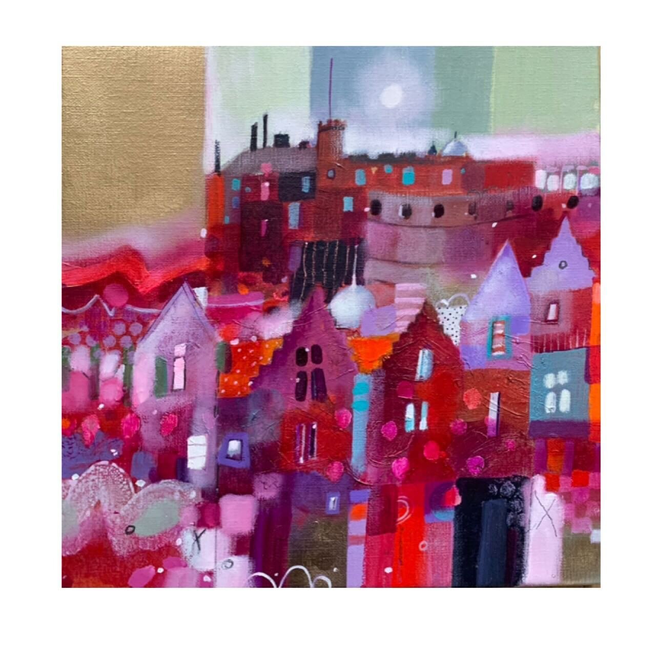 Edinburgh abstracts.
Enjoyed working on these this week. Edinburgh Castle and Victoria Street.
Both 15&rdquo; image size, framed size approximately 23&rdquo; 
www.emmasdavisartist.co.uk
.
.
.
#emmasdavisartist #emmadavisart #scottishart #edinburgh #c