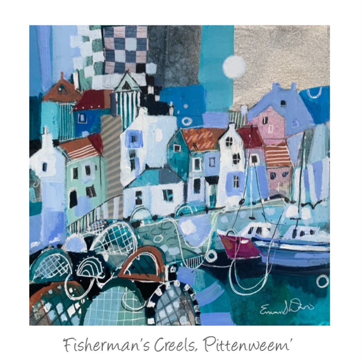 Thank you for all your messages about the collection of little paintings. This one of Pitenweem is the only one available now, the rest have found their homes. Sorry to those that missed out, I will do it again soon. 
www.emmasdavisartist.co.uk
.
.
.