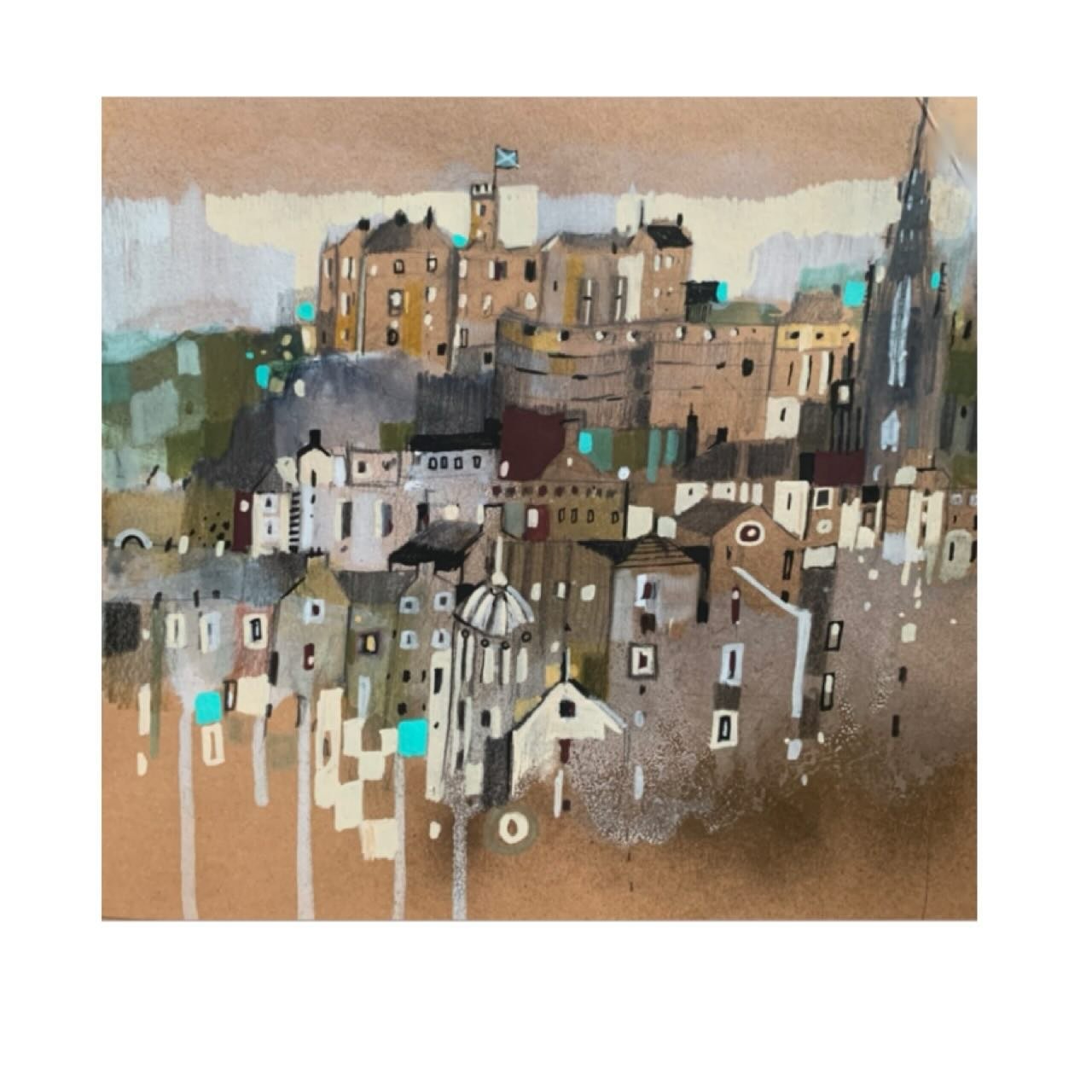 Edinburgh 
Little 8&rdquo; mixed media on paper
www.emmasdavisartist.co.uk