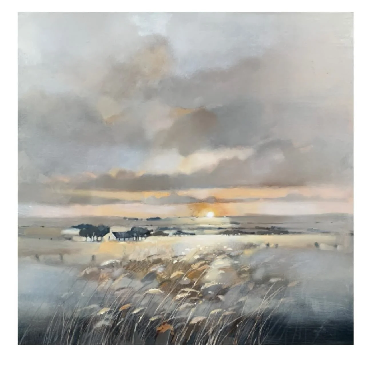 &lsquo;A Highland Dram&rsquo; 
24&rdquo; x 24&rdquo; oil on board of the barley fields in the Highlands. 
Think it&rsquo;s now finished. 
www.emmasdavisartist.co.uk
.
.
.
#emmasdavisartist #scottishart #whisky #scotchwhisky #highlands