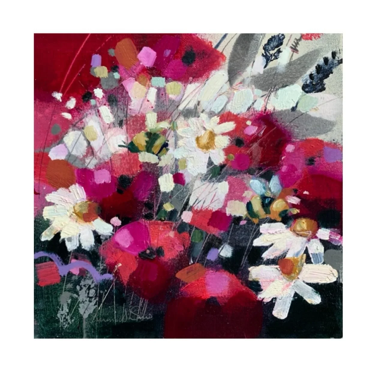 &lsquo;Busy Bees&rsquo; 
Busy week ahead so perfect time to post this little piece. 
Will be added to website soon, just off to get framed. 
Hope you all have a good week. 
.
.
.
#emmasdavisartist #emmadavis #beeart #scottishart #busybees