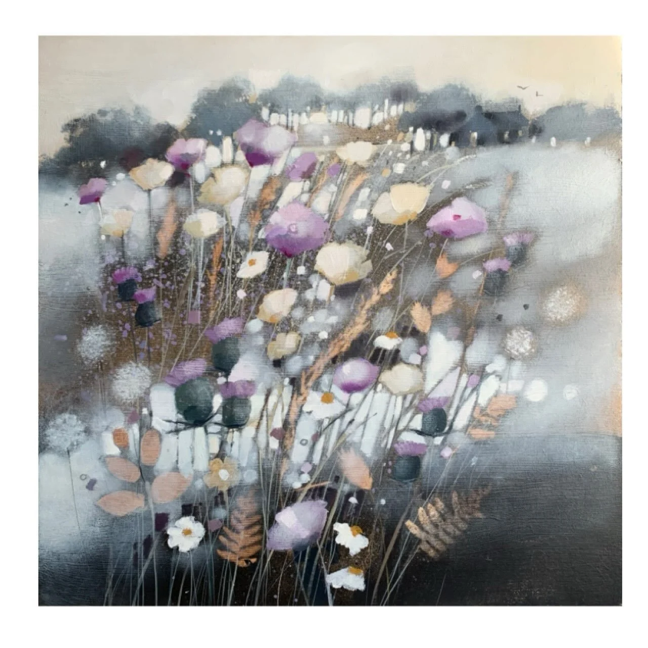 &lsquo;The Journey Together&rsquo; 
16&rdquo; x 16&rdquo; oil on gesso panel 
Framed size approx 23&rdquo; x 23&rdquo; 
www.emmasdavisartist.co.uk 
.
.
.
#emmasdavisartist #scottishart #thistleart #contemporaryart #artv