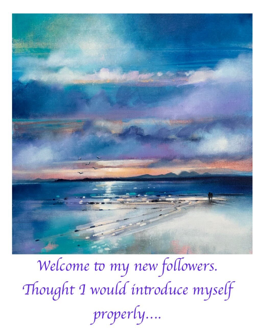 Thought I would say hello and do a little bit about me as I have had a flurry of new followers recently. Thank you for following me, I hope you enjoy my journey.
There is more on the website - link is in my bio. 
www.emmasdavisartist.co.uk
.
.
.
#emm