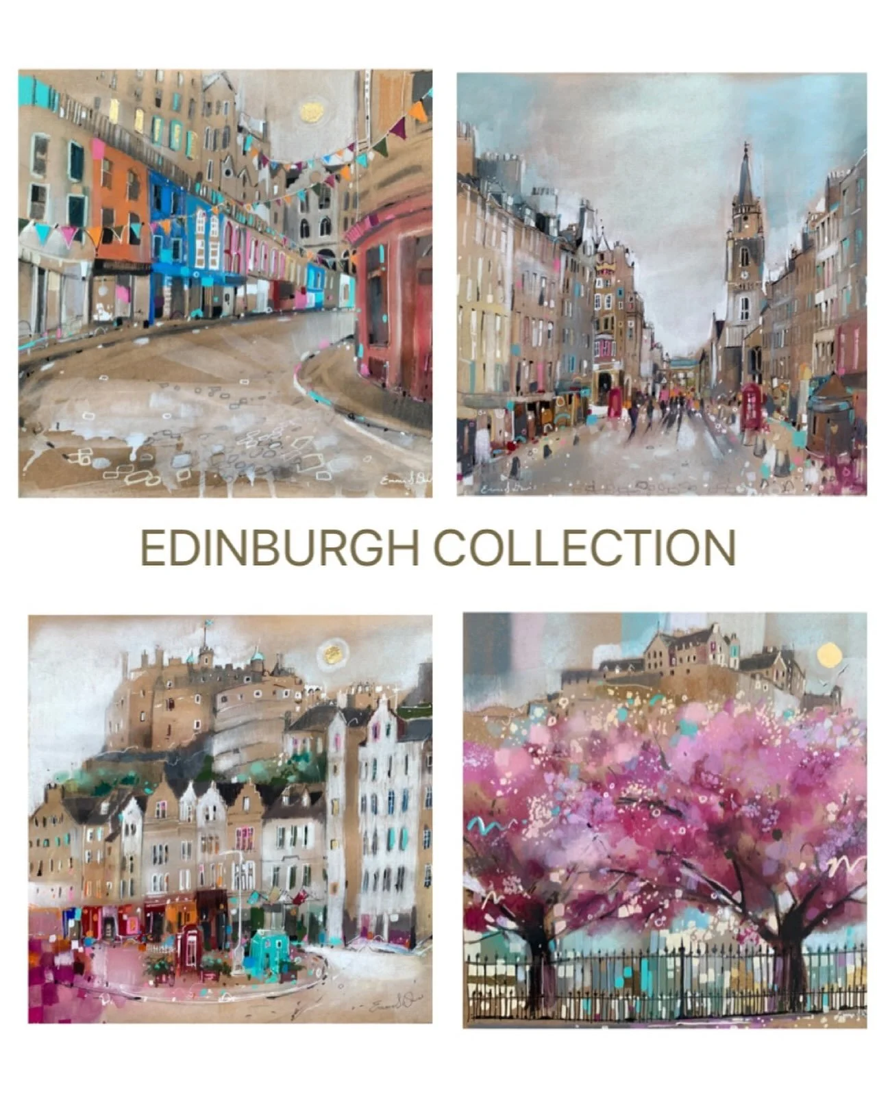 Edinburgh collection 
Open edition prints and originals now available. Can be sold as a  set or individually. 
www.emmasdavisartist.co.uk
.
.
.
#emmasdavisartist #edinburgh #edinburghart #royalmile #edinburghcastle