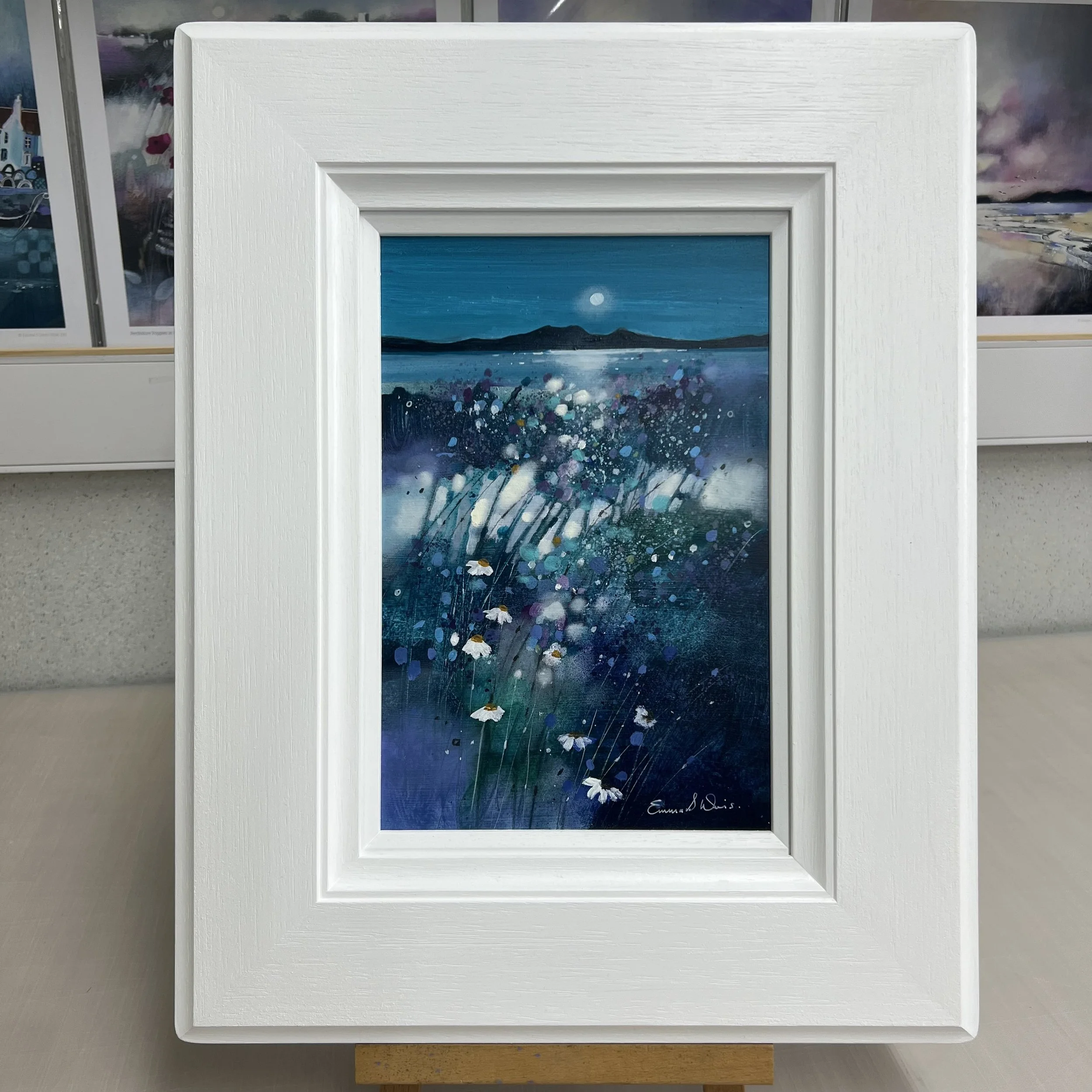 Original Painting Moonlit Embrace Arran Emma S Davis Artist