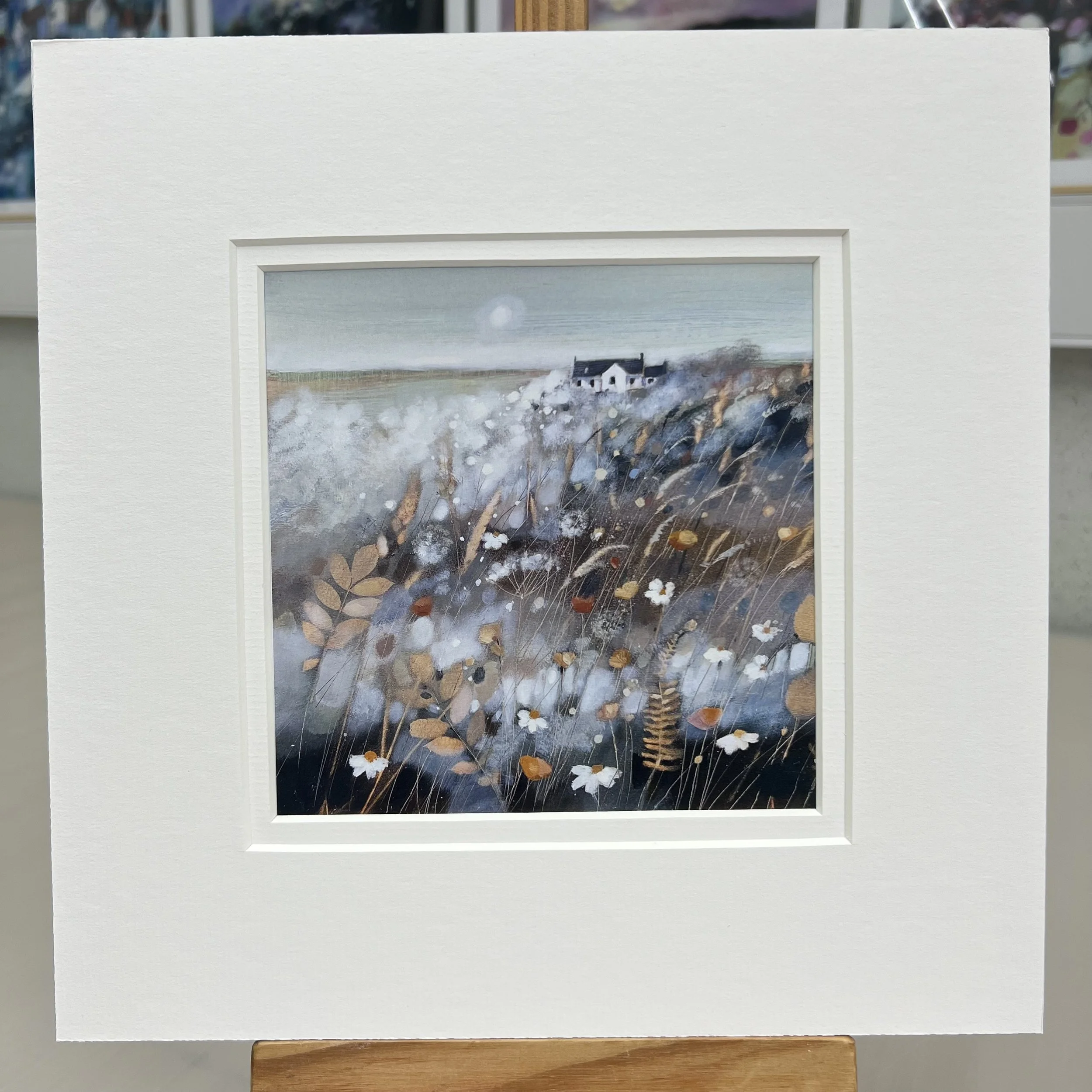 Greetings Card Isle of Skye by Scottish Landscape Artist Emma S Davis. Mounted option.