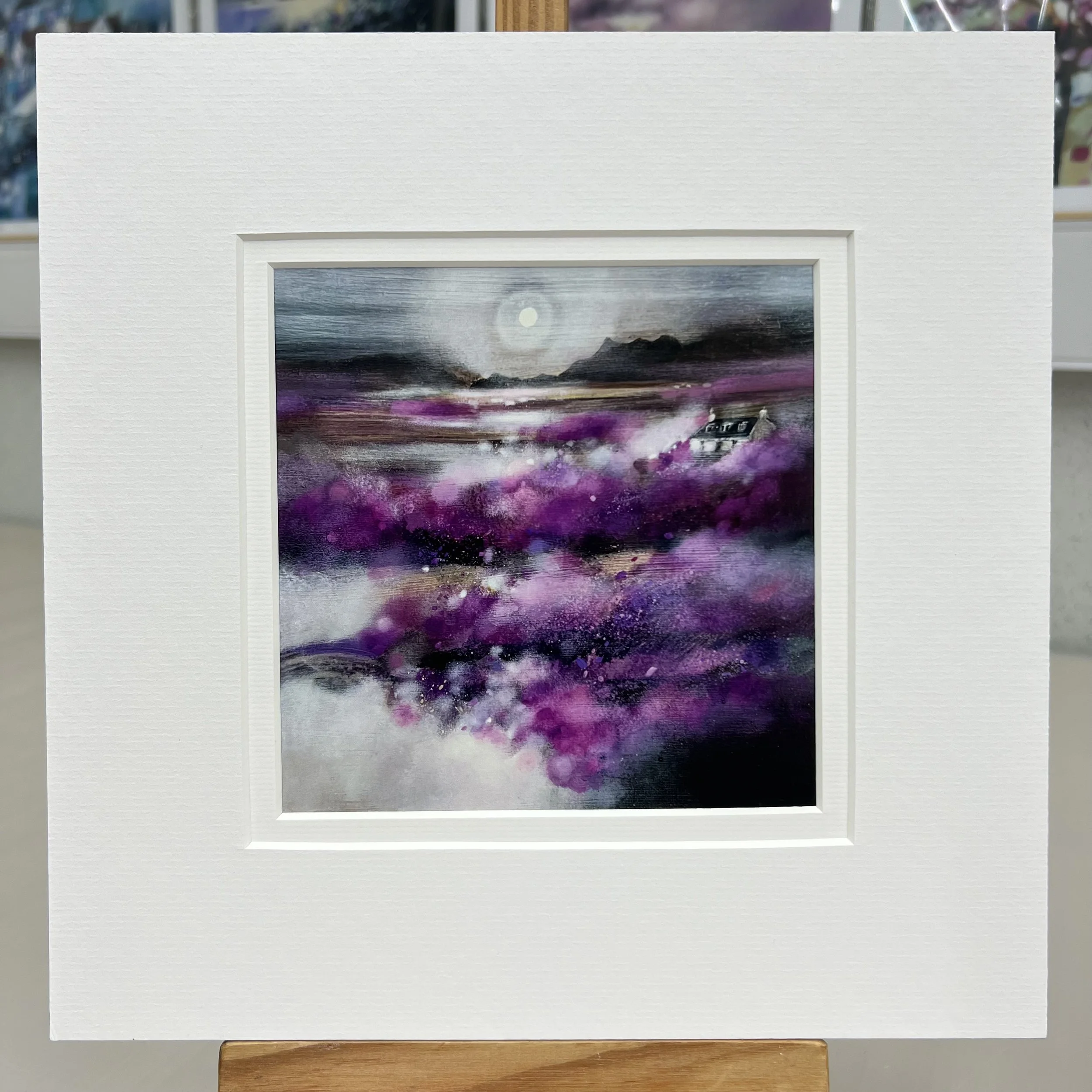 Isle of Skye Mounted Art Card by Scottish Landscape Artist Emma S Davis.