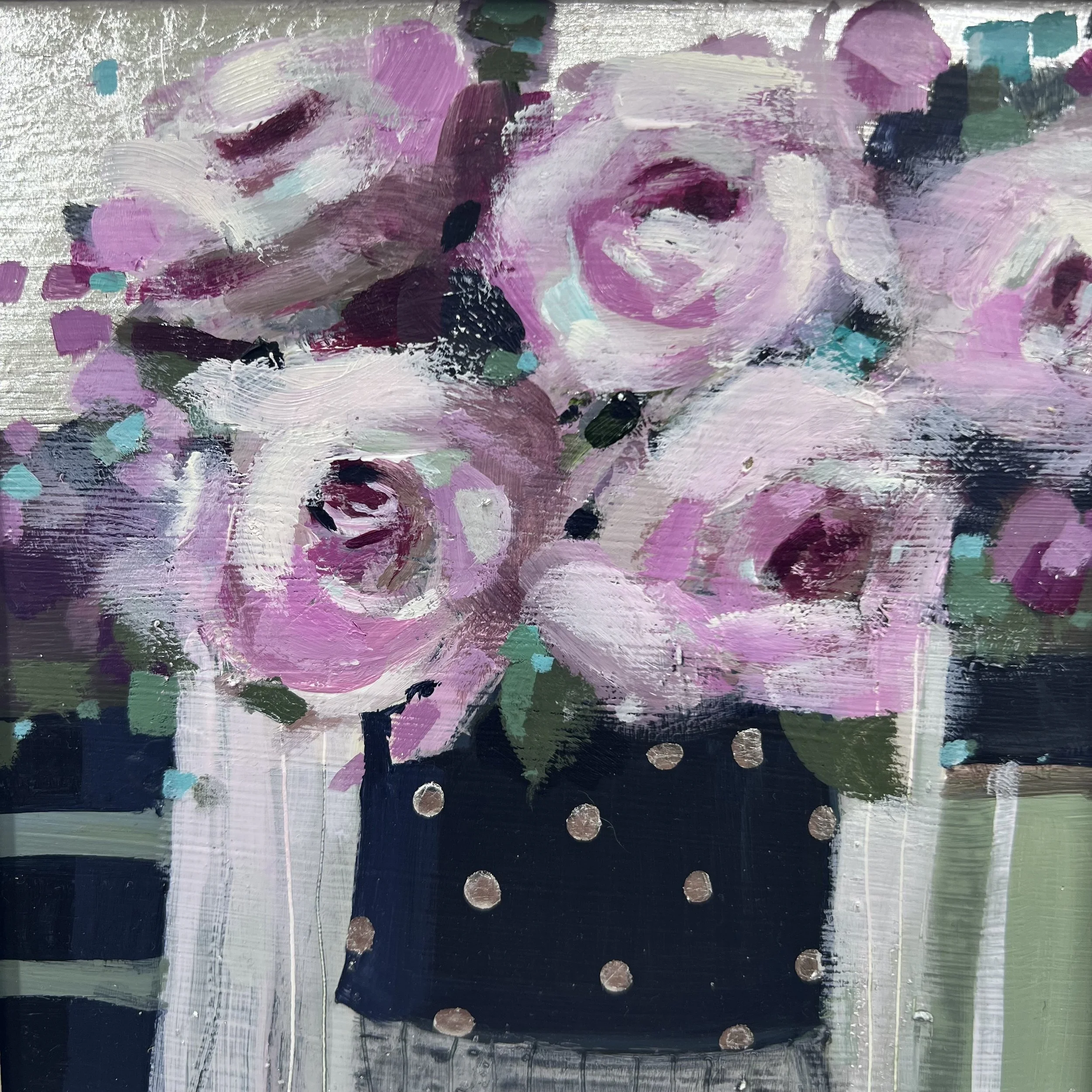 Pink Roses 'Everlasting Love' Original Painting Emma S Davis Artist.jpeg