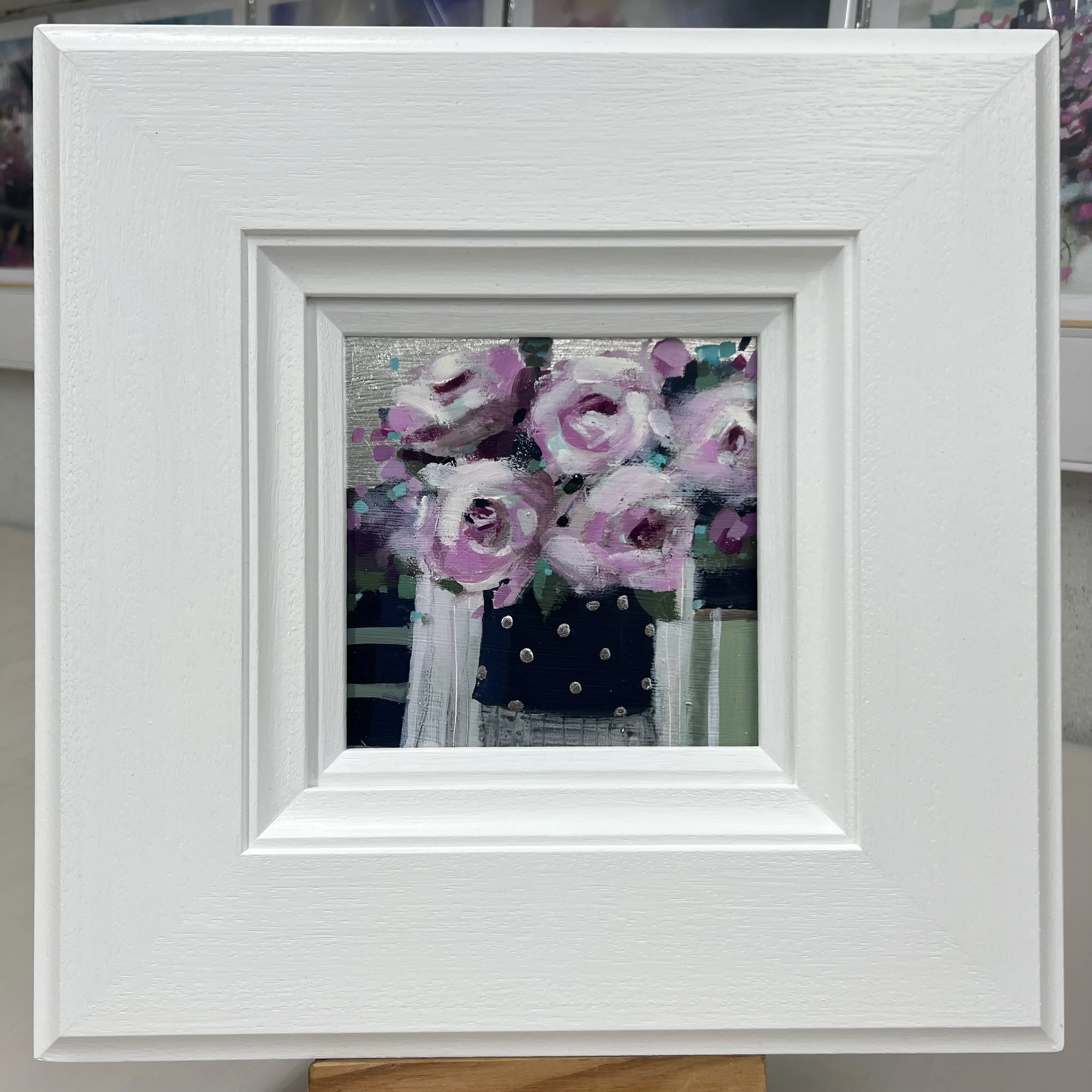 Pink Roses 'Everlasting Love' Framed Original Painting Emma S Davis Artist.jpeg