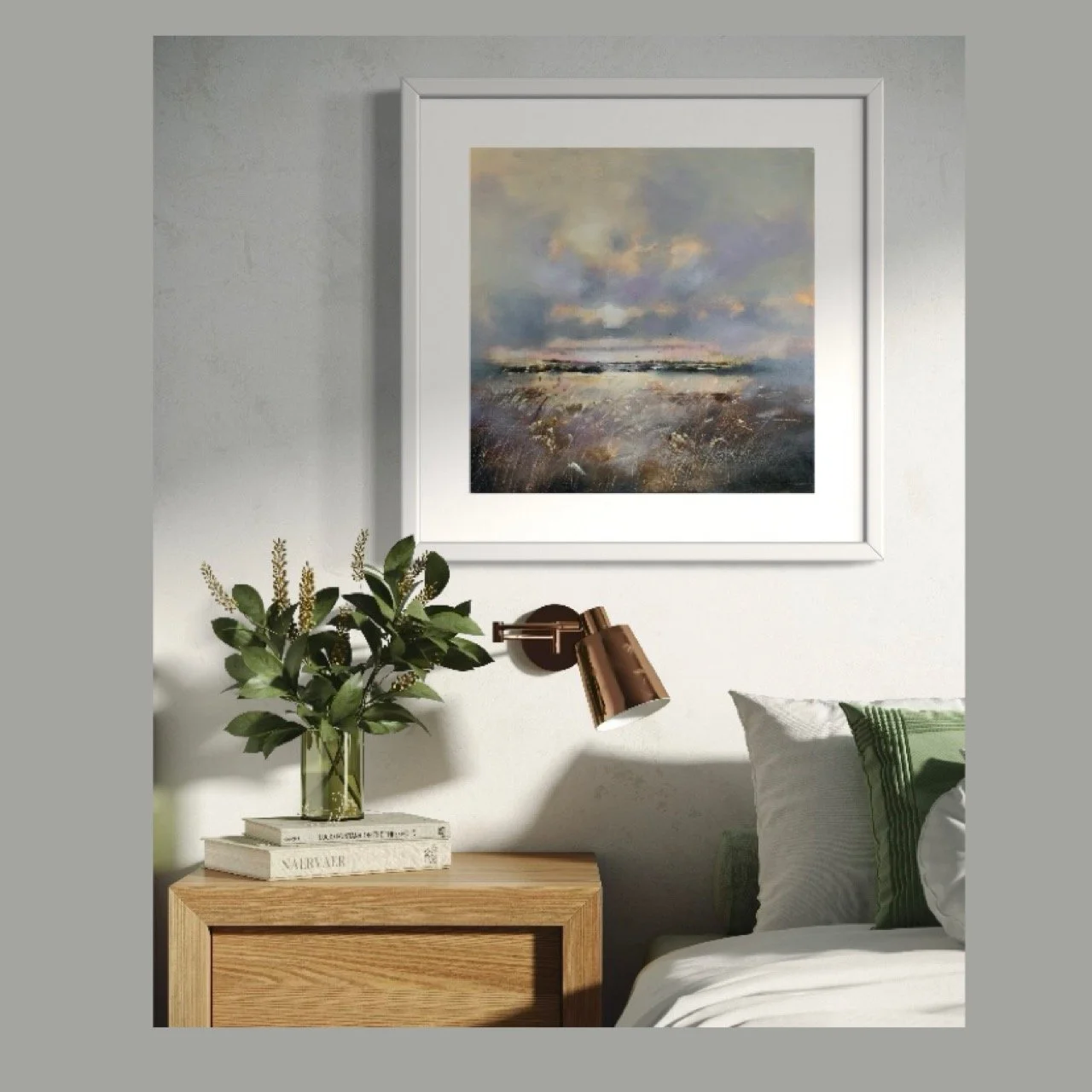 Art Print Perthshire Scottish Landscape Limited Edition by Emma S Davis Artist. Room wall art scene.