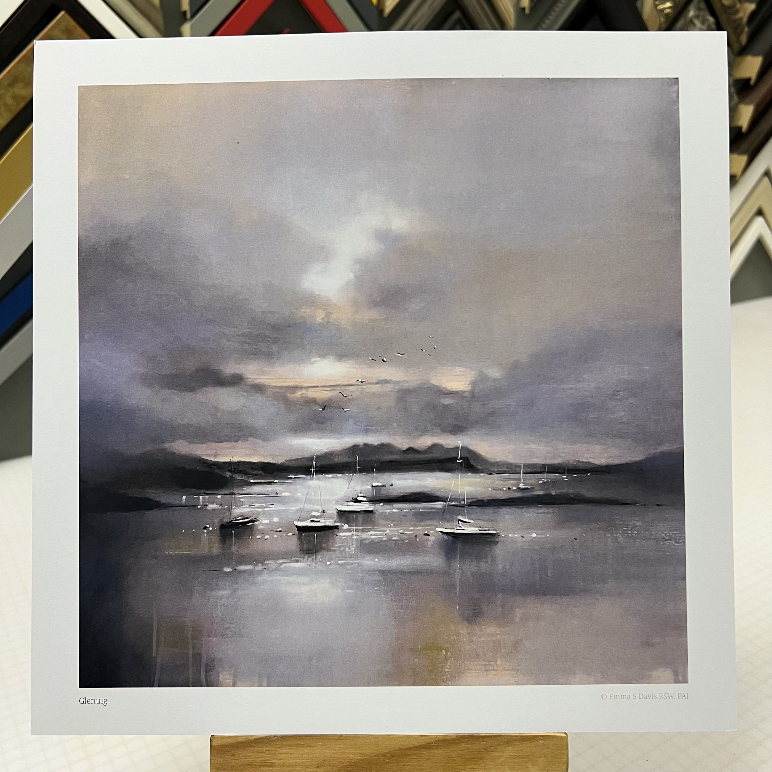 Unmounted 'Glenuig' open edition print by Emma S Davis Scottish Landscape Artist