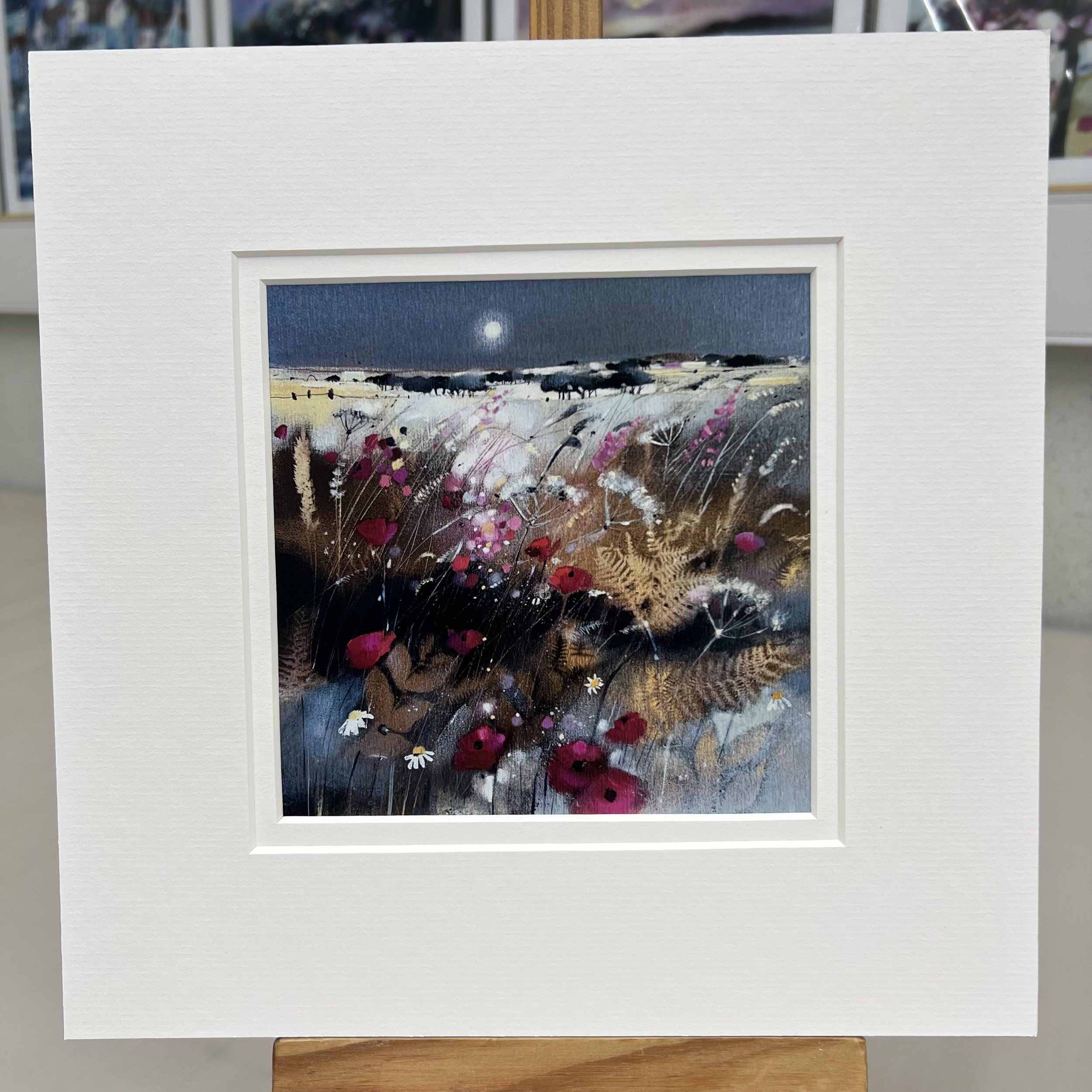 Greetings Card East Neuk of Fife by Scottish Landscape Artist Emma S Davis. Mounted option.