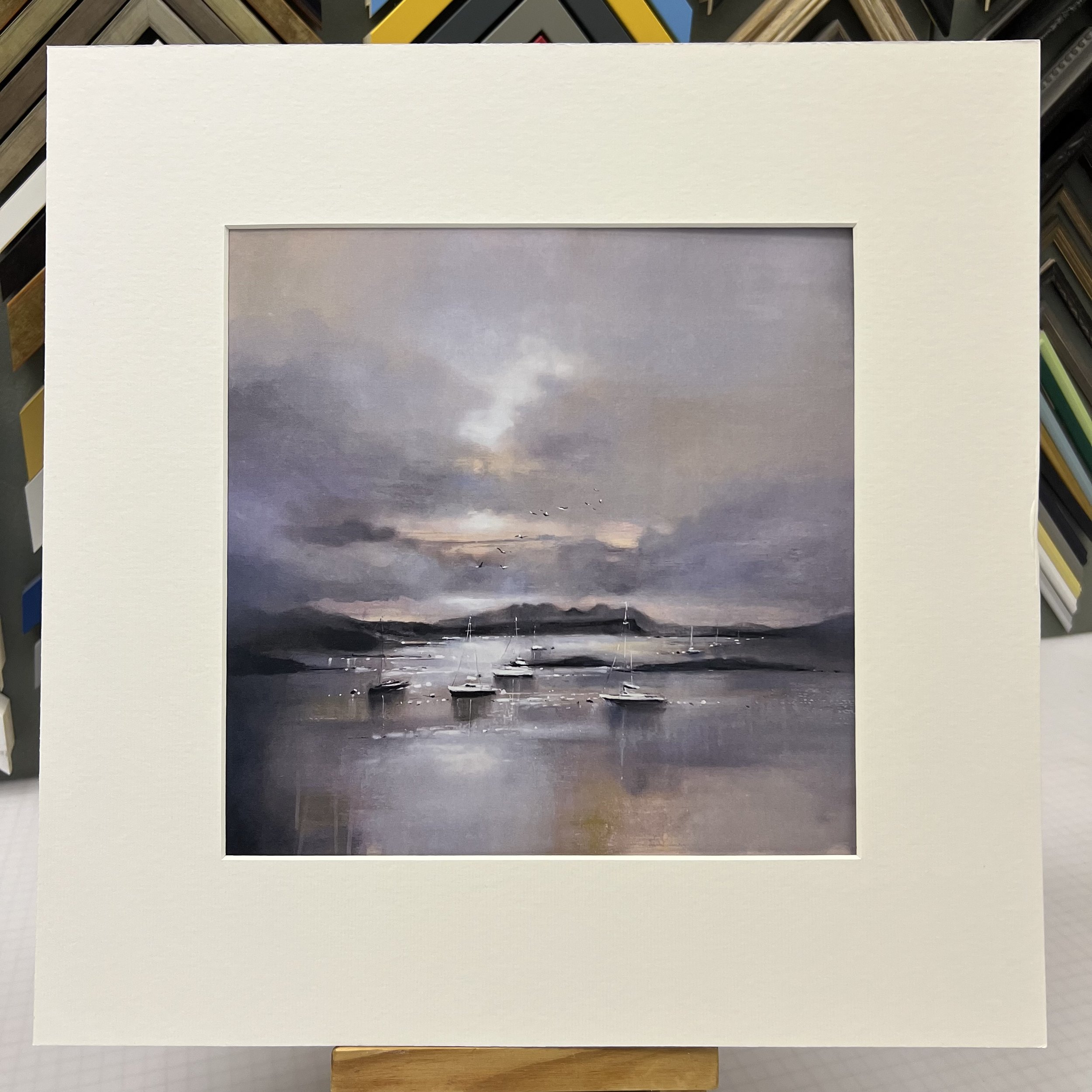 Mounted only 'Glenuig' open edition print by Emma S Davis Scottish Landscape Artist