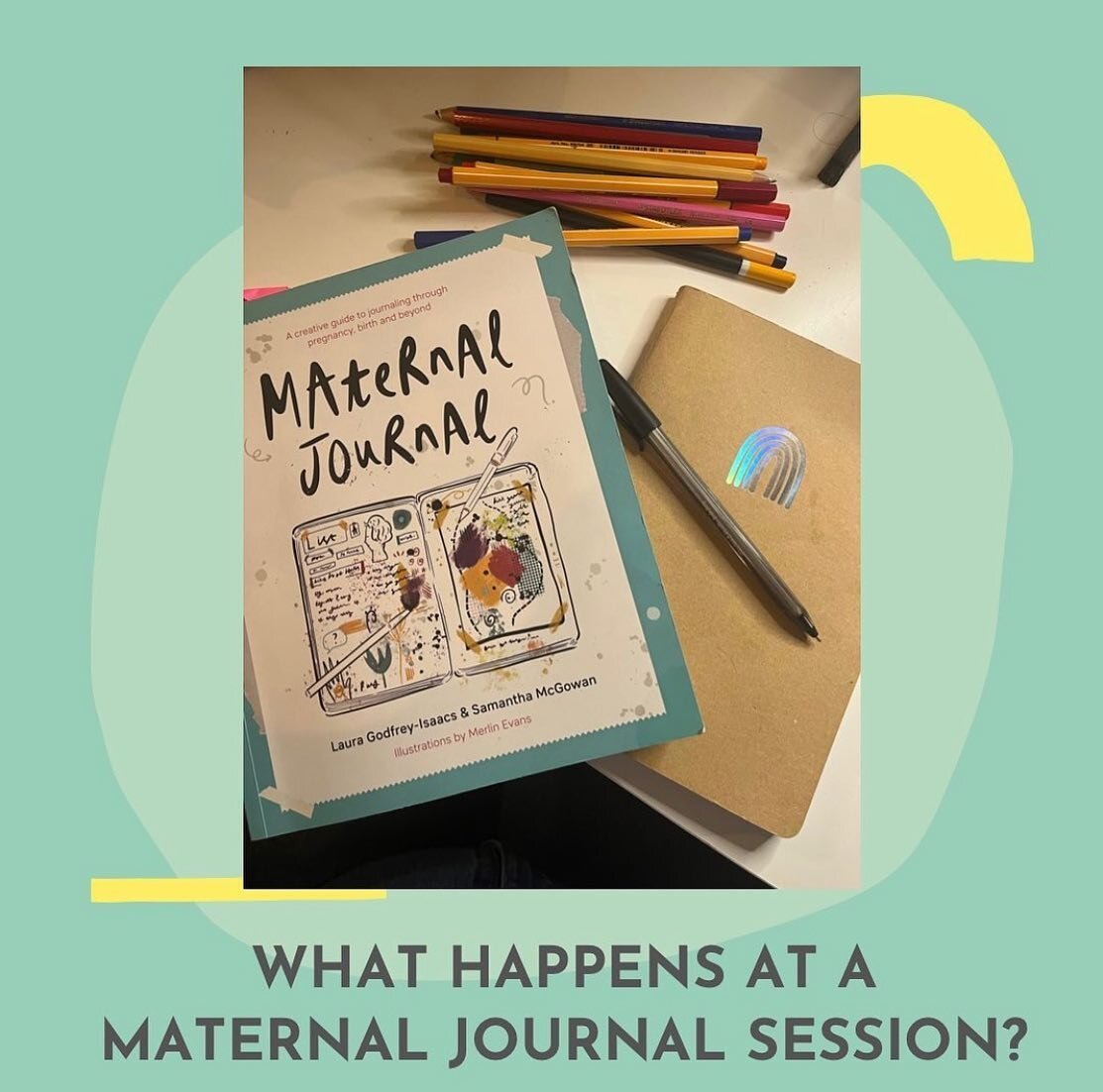 ✨Maternal Journal @thevillageldn  is back✨

The next six week course starts April 17th and I&rsquo;d love to see you there!

Swipe ➡️ to see what happens in a session.

 Each week is focused around a particular theme using prompts for a particular ty
