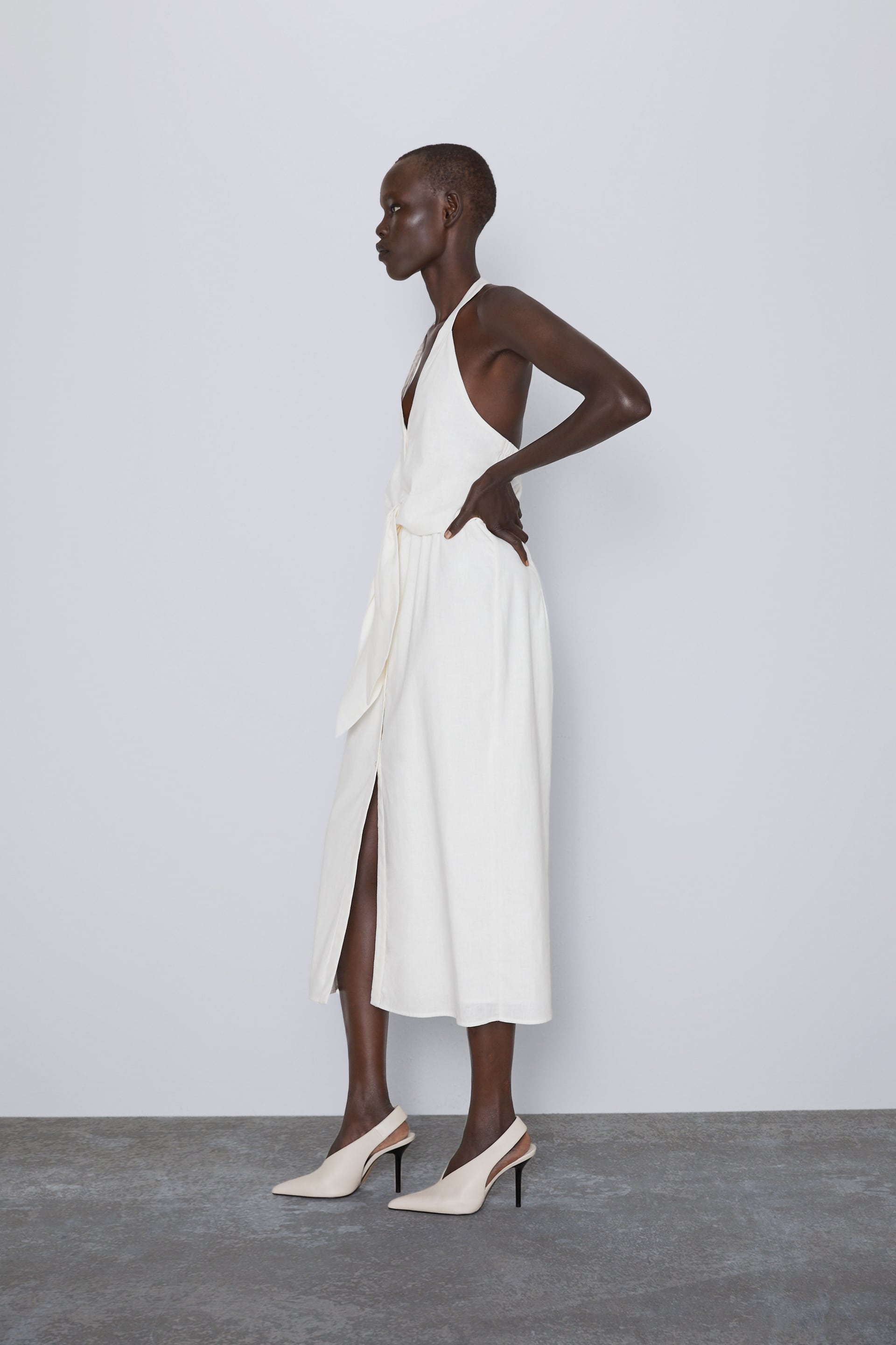 Zara White Linen Dress alternative.jpg