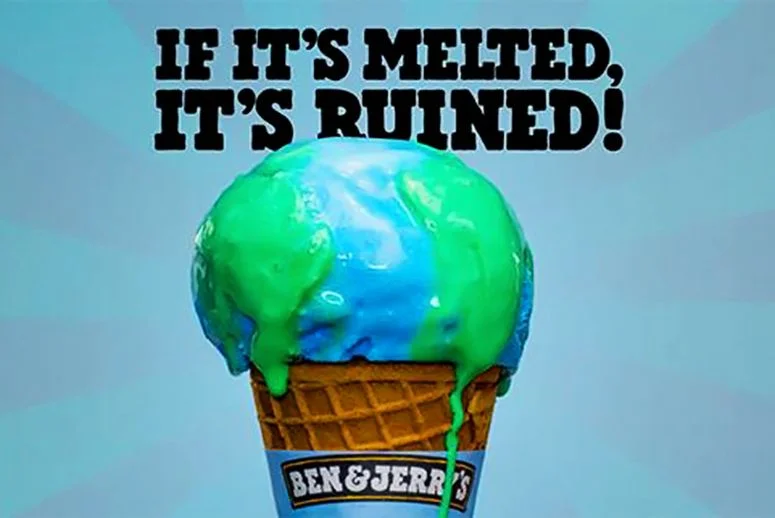 Ben &amp; Jerry's environmental messaging