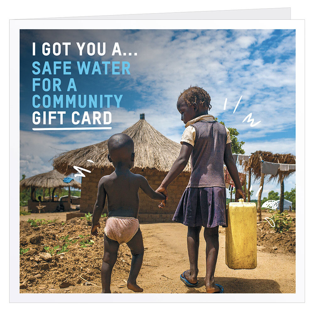 Safe Water for a Community Gift, Oxfam, £30