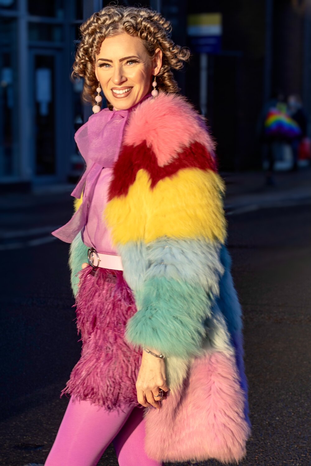 Rainbow Stopping Traffic_Nikki Oji Wears.jpg