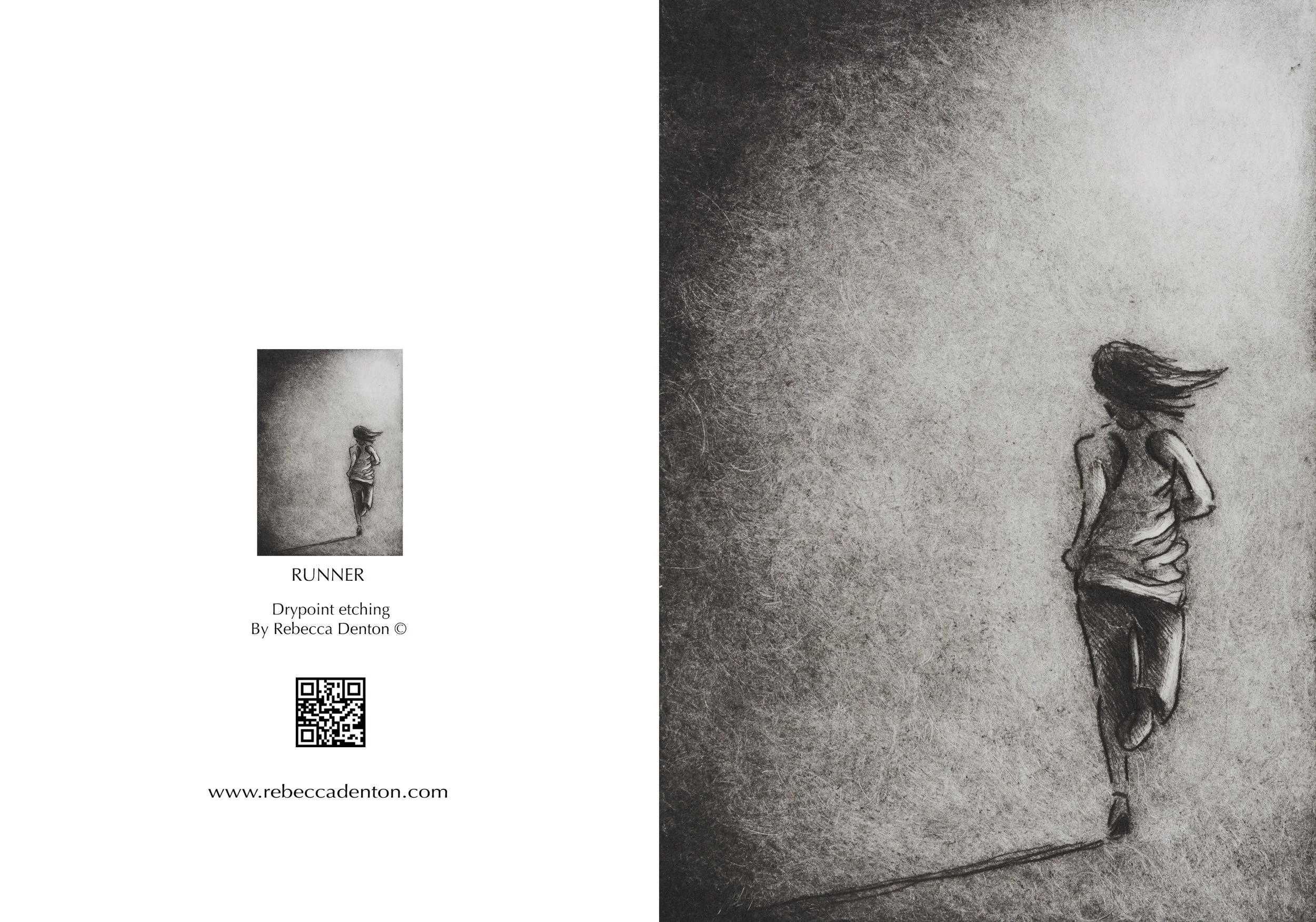 Runner Drypoint etching card 127x177.jpg