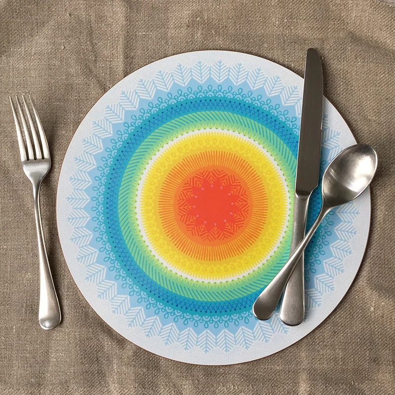Fiesta 28cm placemat, blue