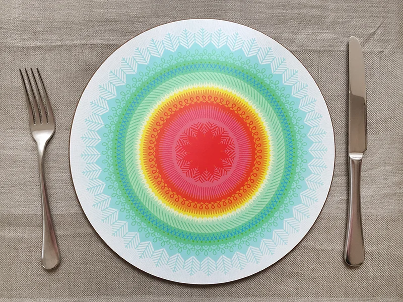 Fiesta 28cm placemat, White