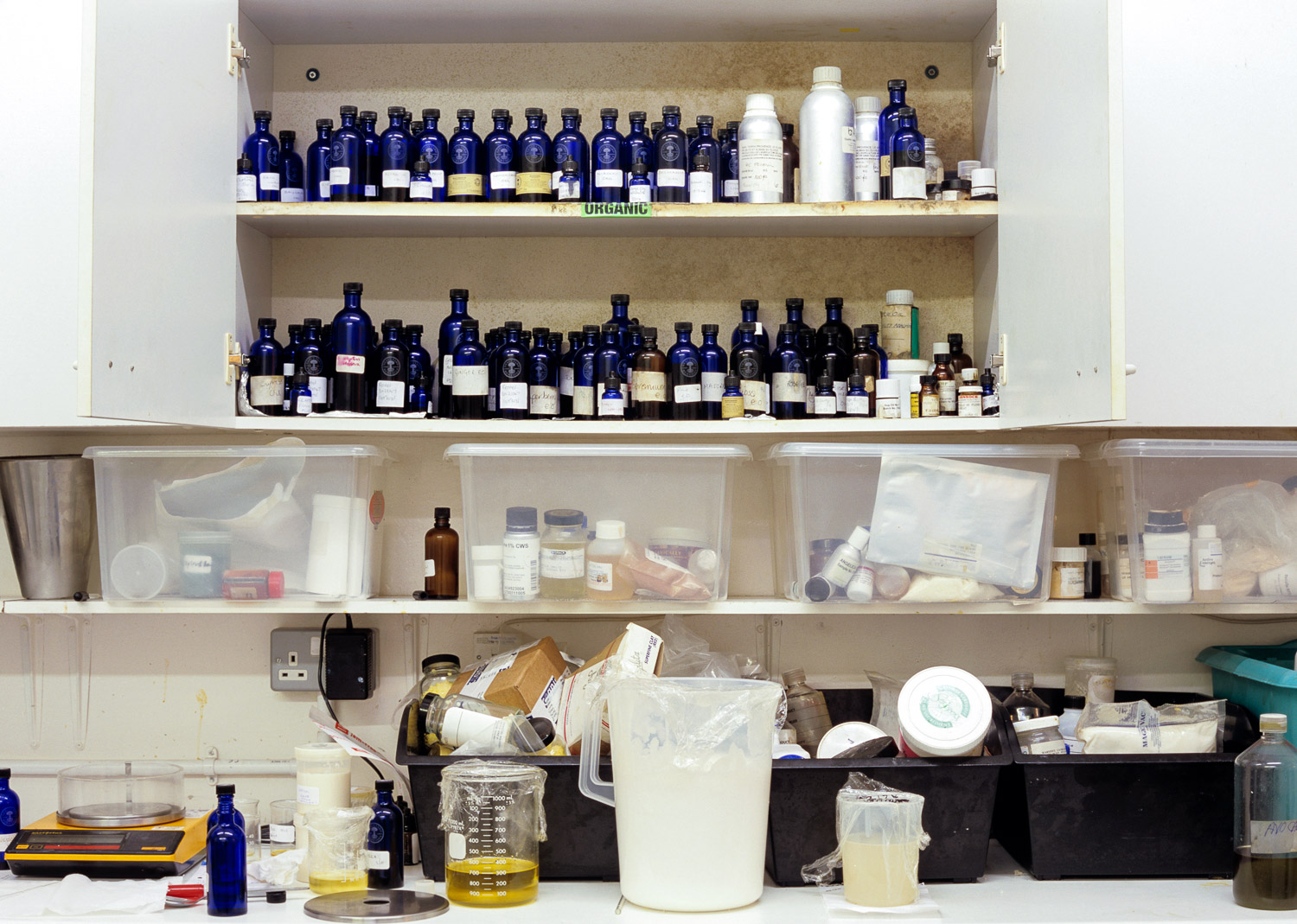 Lab shelves at former NYR workshops