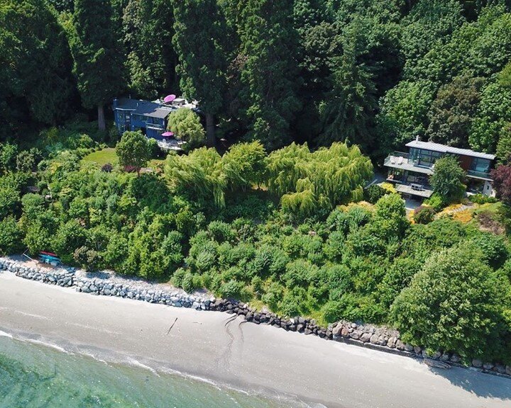 Today's #WaterfrontWednesday may require a double-take, as it is not one but two waterfront homes! 

Two Showcase Waterfront Homes nestled among giant redwoods, sited on 2.7 secluded acres with 374 feet of sugar-sand beach and forever water views fro
