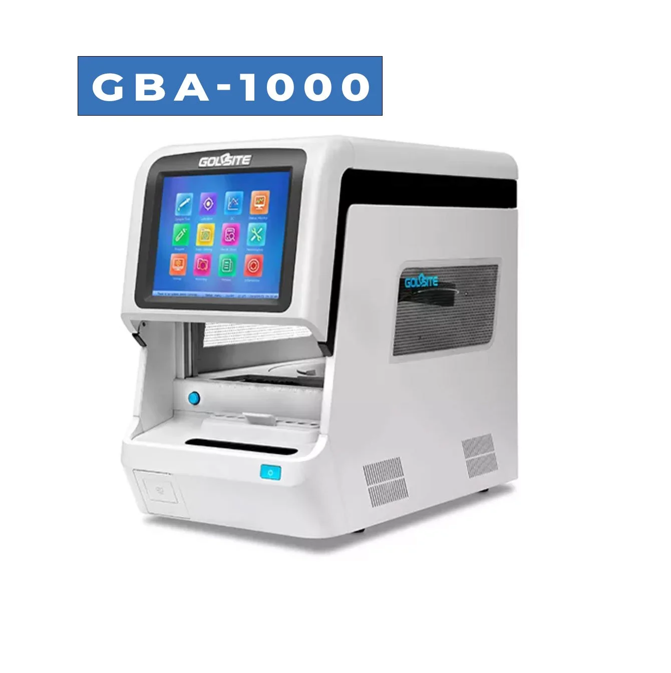 GBA-1000 Analizador de Bioquímica Clínica Totalmente Automático de Sobremesa 100 Pruebas/Hora, Doble Reactivo