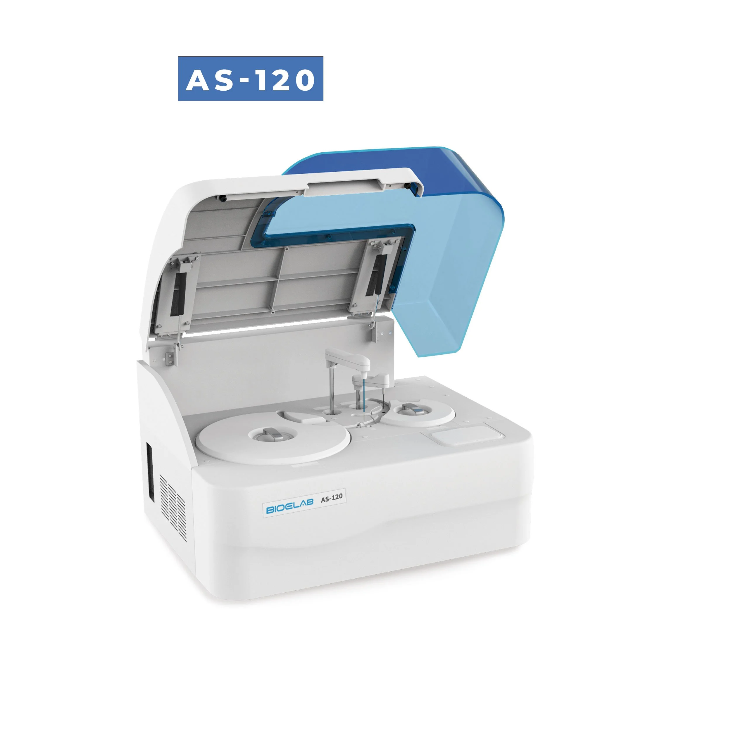 AS-120 Analizador de Química Totalmente Automático 120 Pruebas/Hora, Doble Reactivo