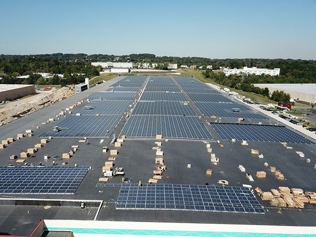 Another great shot of this 5MW system in NJ. We are very close to finishing up!⁠
⁠
.⁠
.⁠
.⁠
.⁠
.⁠
.⁠
⁠
⁠
⁠
#Brooklynmadesolar⁠
#SolarEnergy #SolarPV #NewJersey