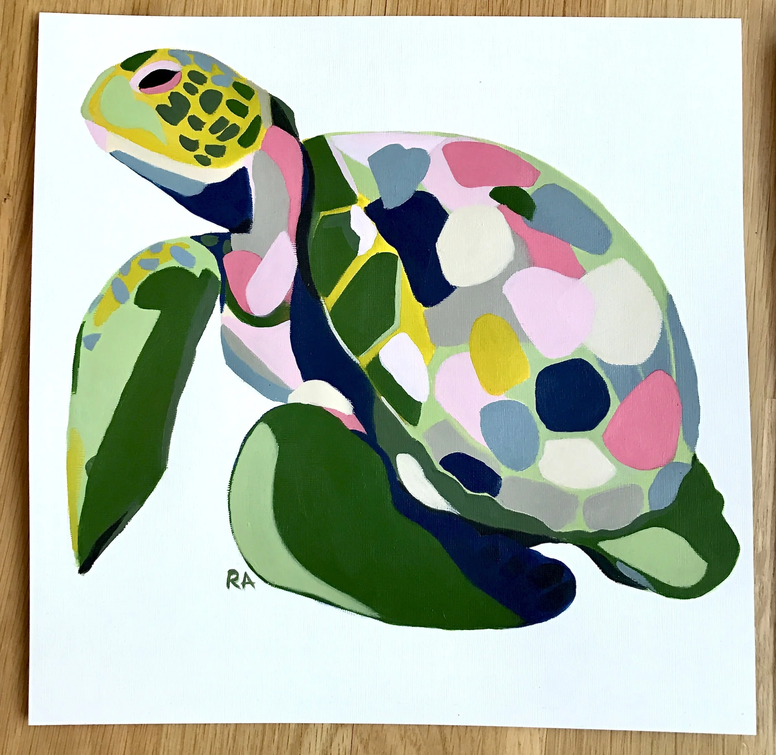 (SOLD) Sea Turtle, 2016