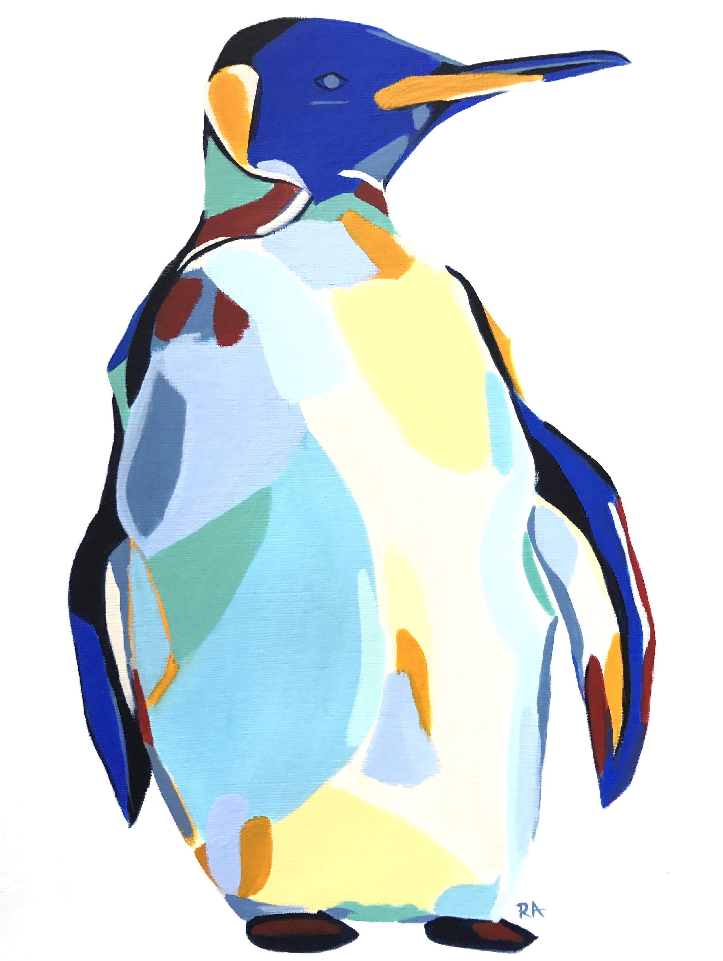 (SOLD) Penguin, 2017