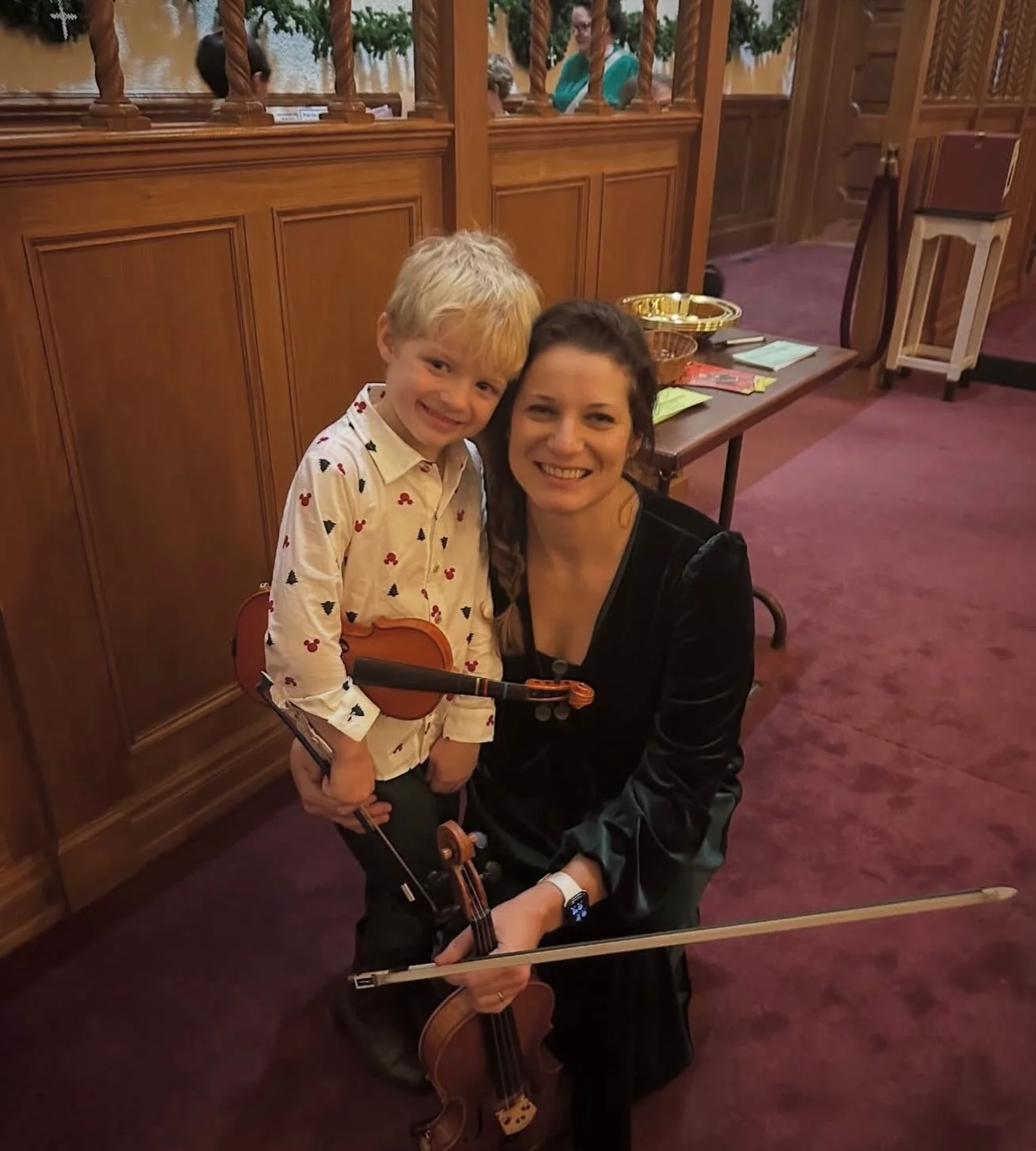 🎻Happy Mother&rsquo;s Day to our intrepid leader, fiddler, lead singer/songwriter and band mom, Pattie Kinlaw! We hope you get a rest after a great tour and continue being an awesome mom and amazing human! 🎻

.

.

.

.

#mothersday #mom #fiddle #b