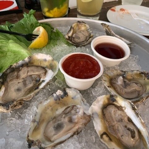 Happy hour oysters