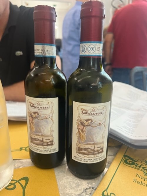 this is what you get when you order 2 "glasses" of wine