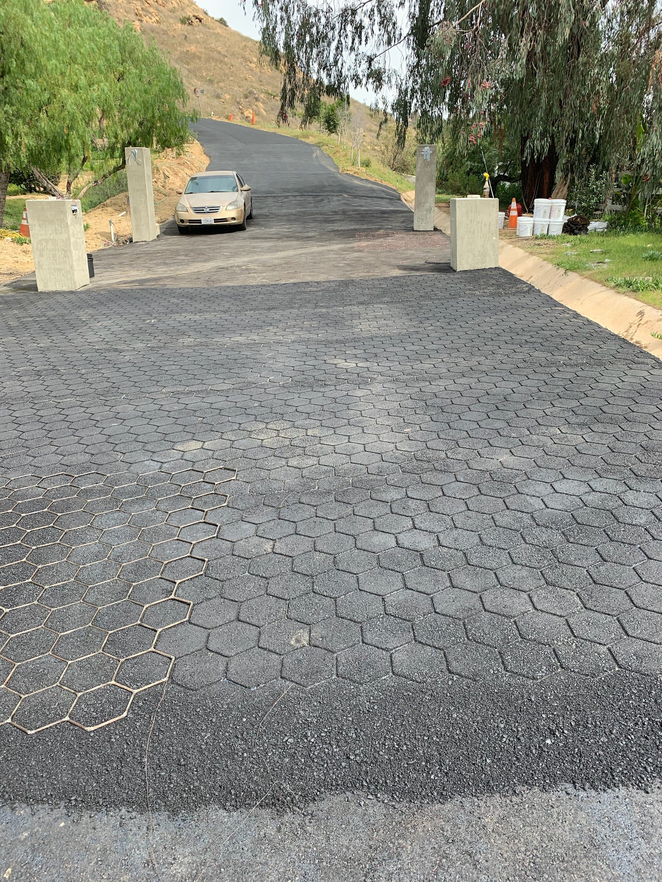 Decorative Asphalt- almost finished, next step color seal