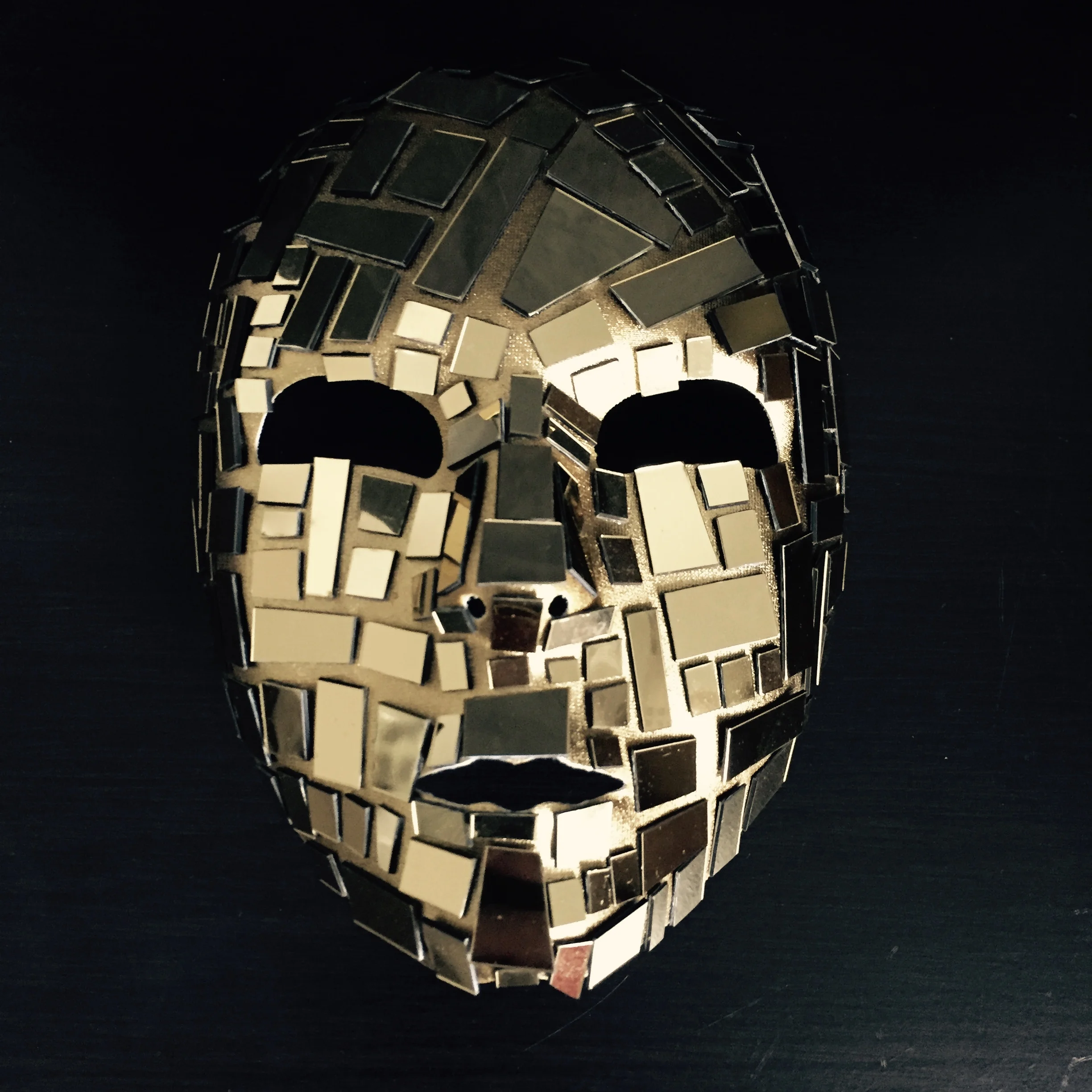 Gold Mirror Full Face Mask