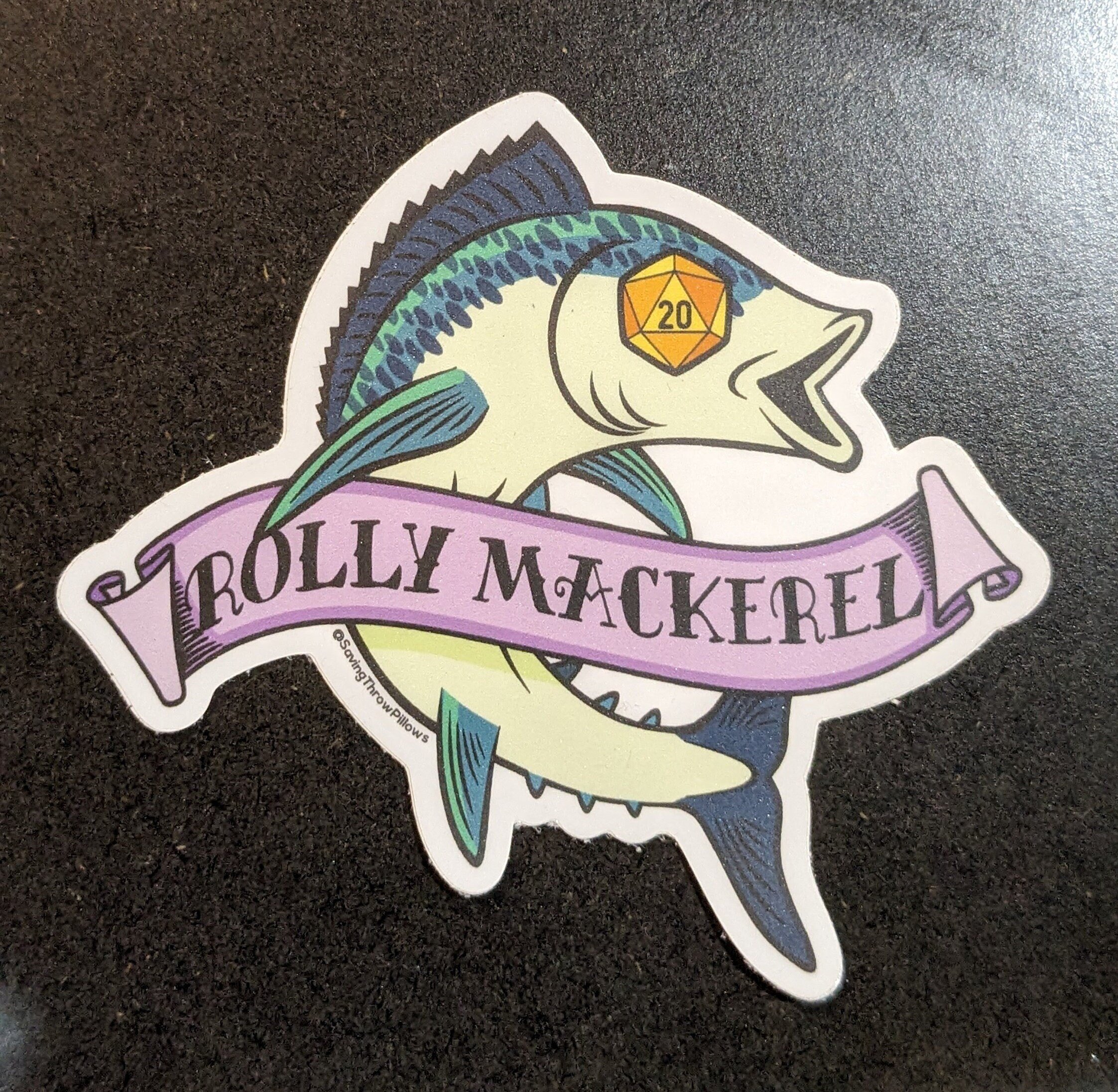 Rolly Mackerel Sticker