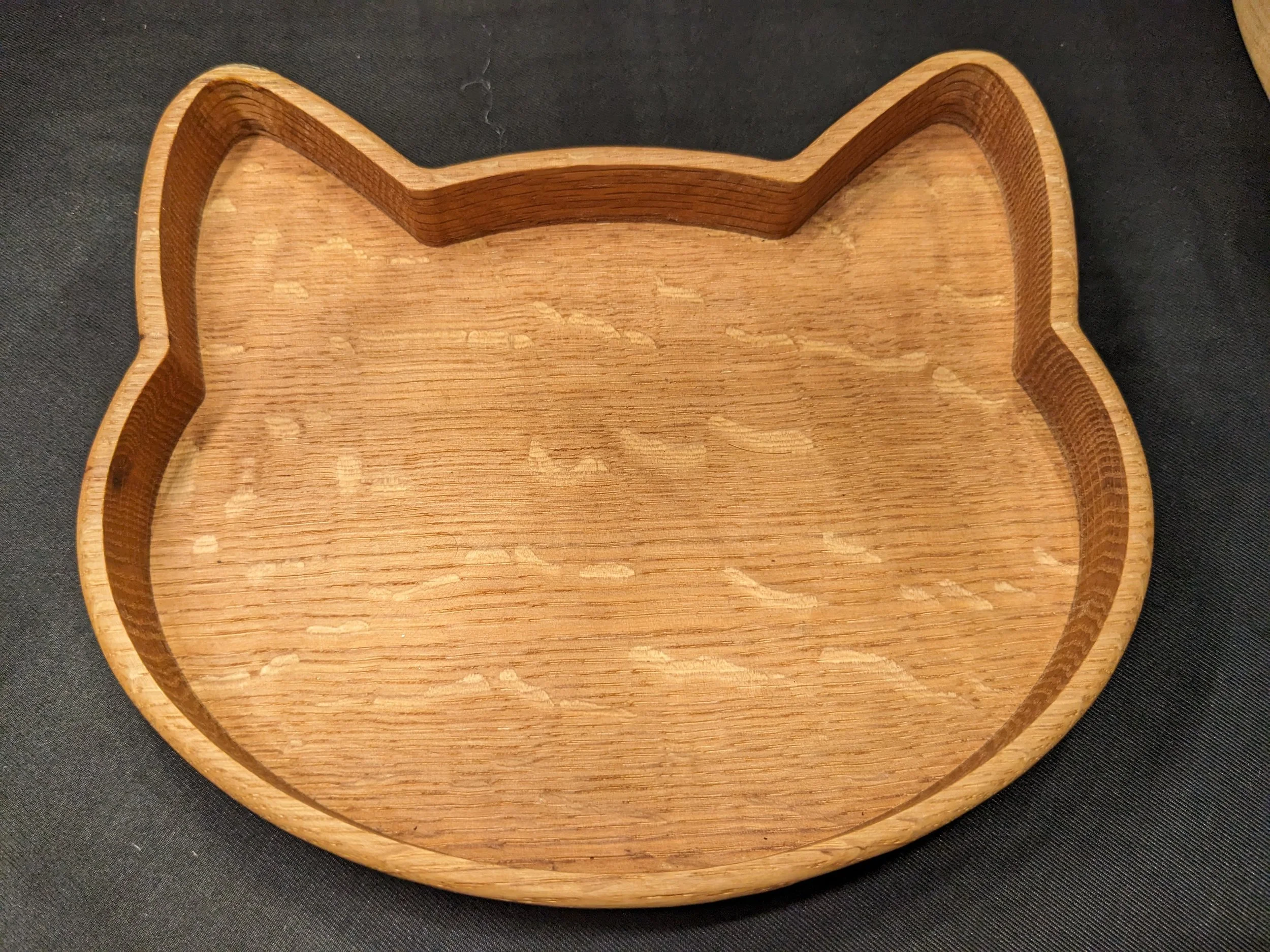 Premium Large Hardwood Cat Tray