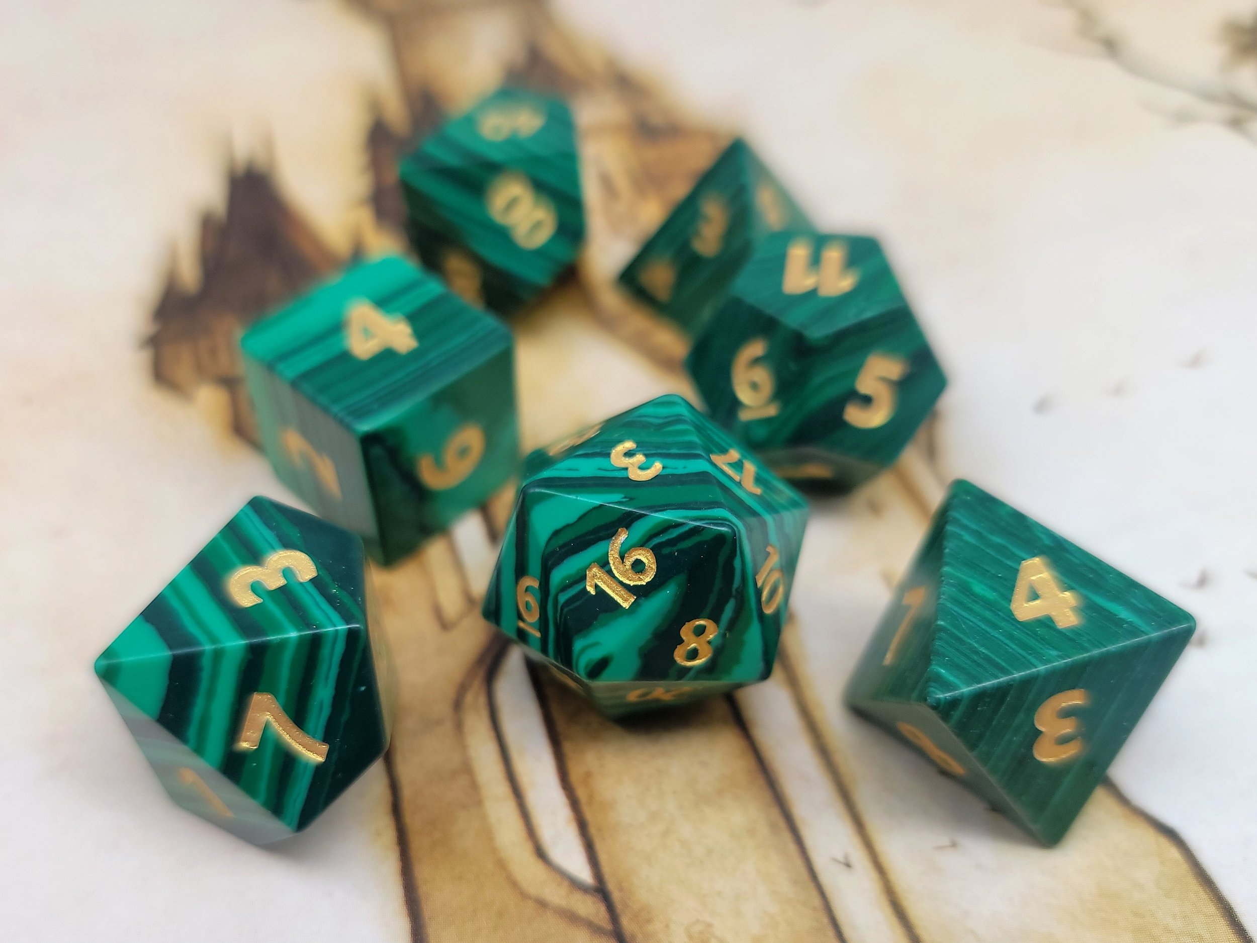 Green Stripe Sharp Edge