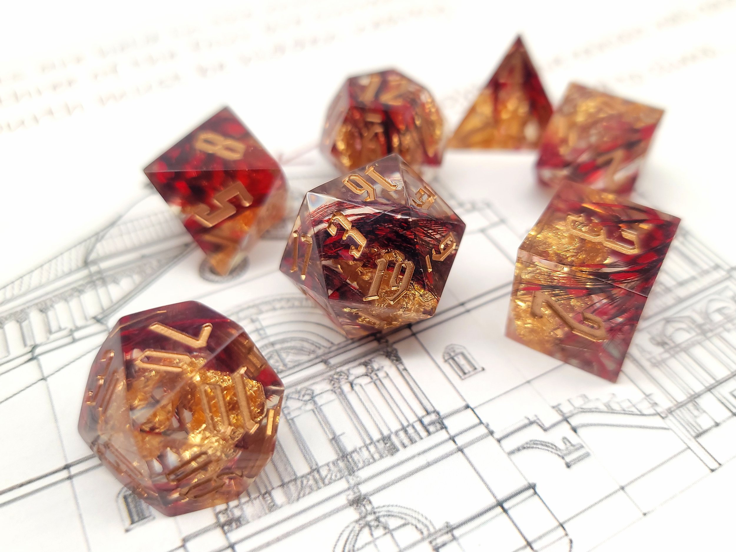 Scarlet GoldenFeather Sharp Edge