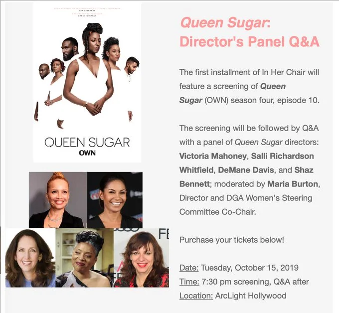 In Her Chair Spotlight On Women Directors In Film Tv Queen